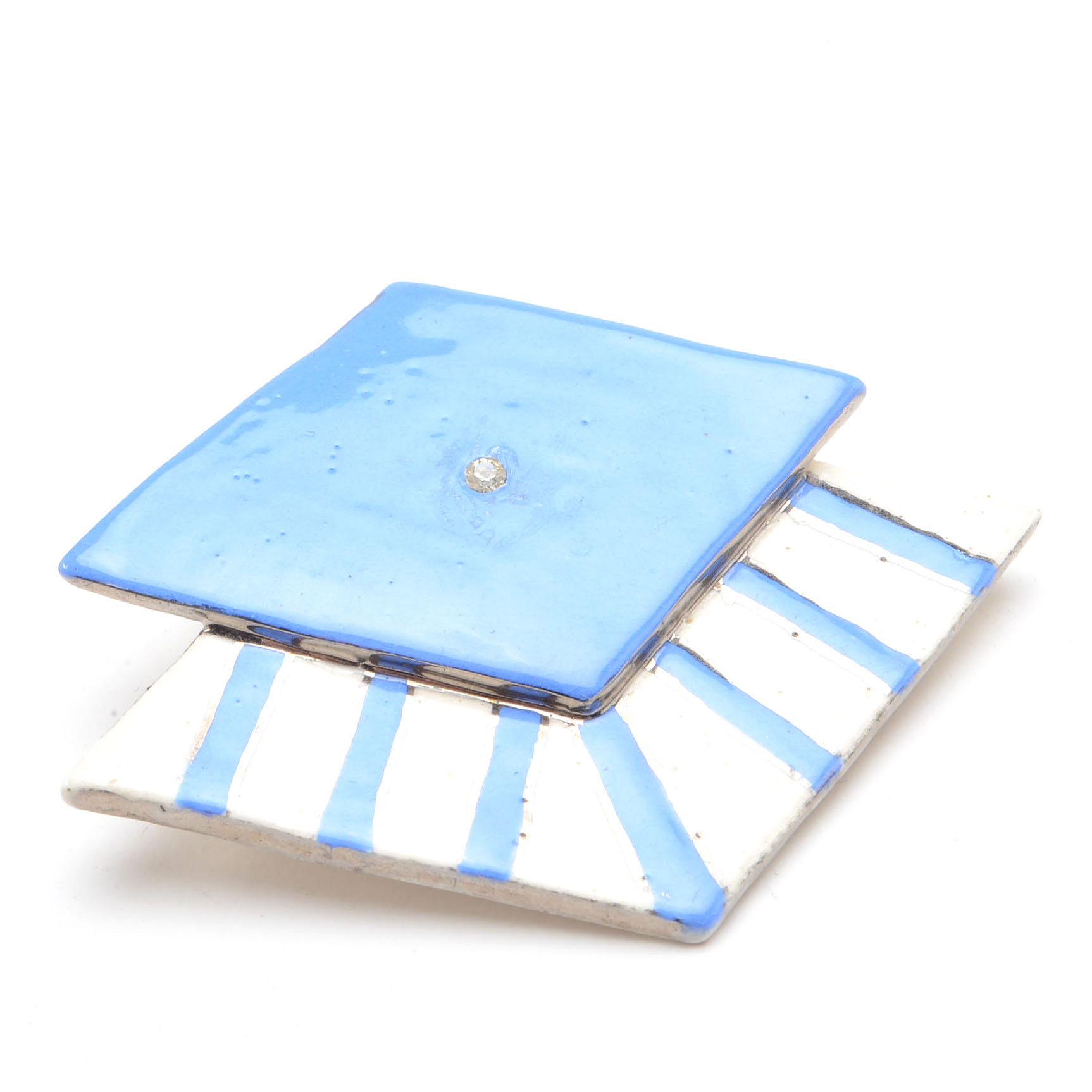 Mid Century Enameled Metal Jewelry