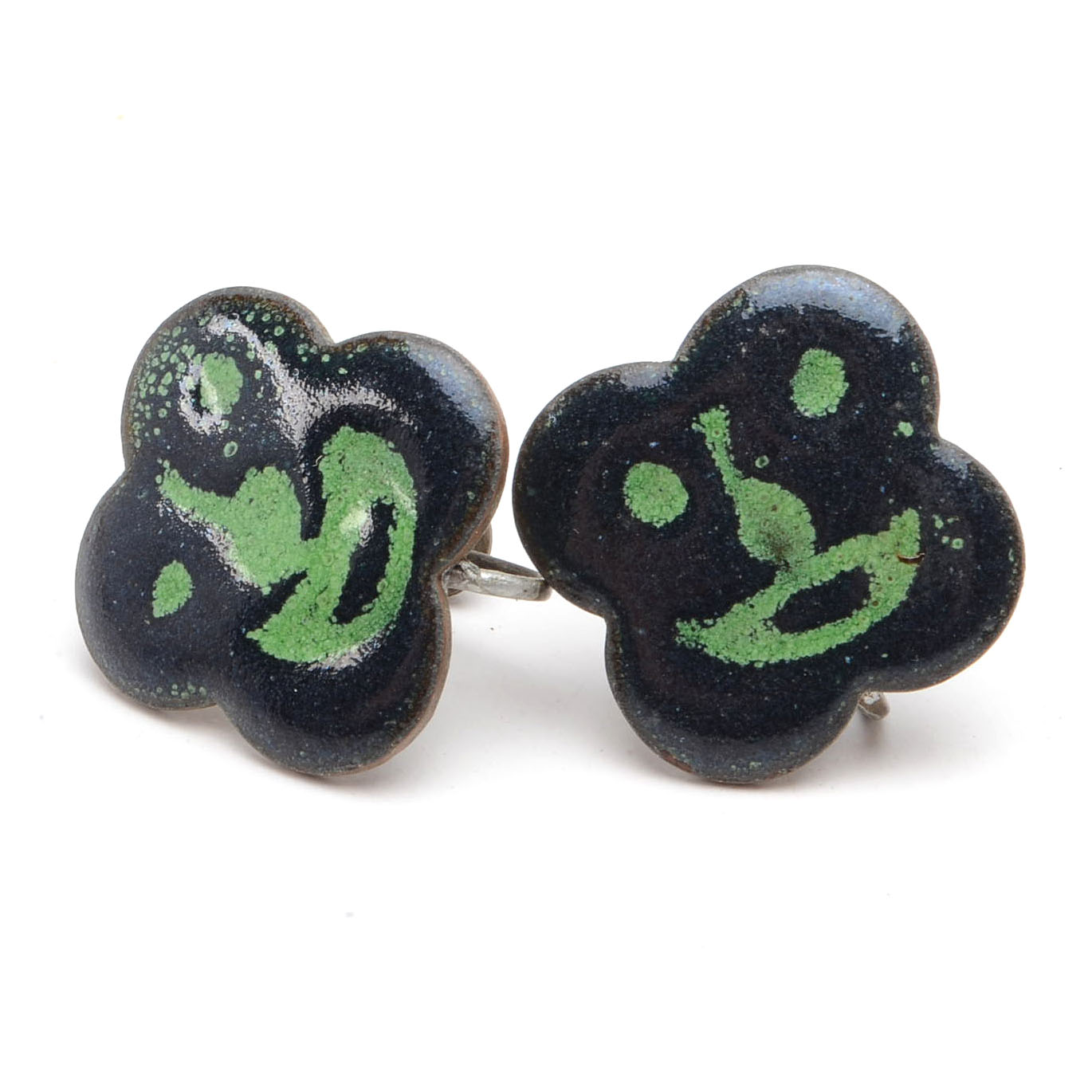 Mid Century Enameled Metal Jewelry