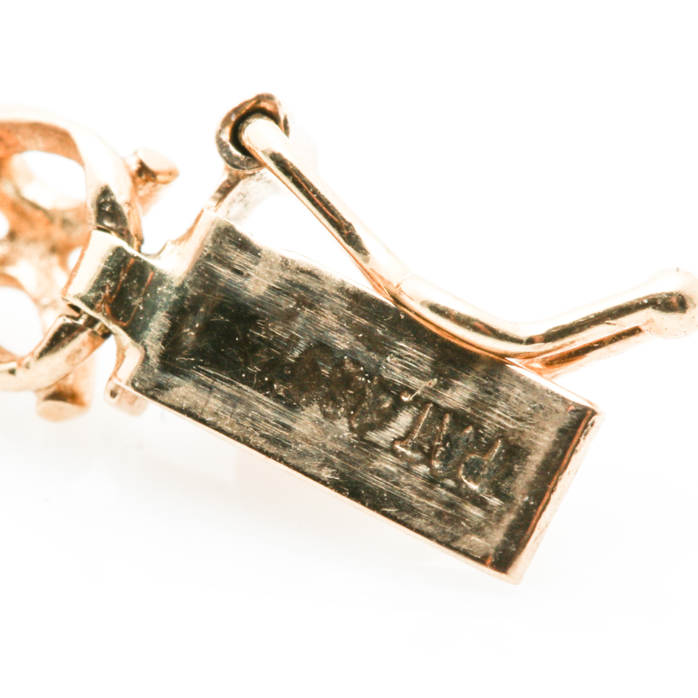 14K Yellow Gold Coral Bracelet