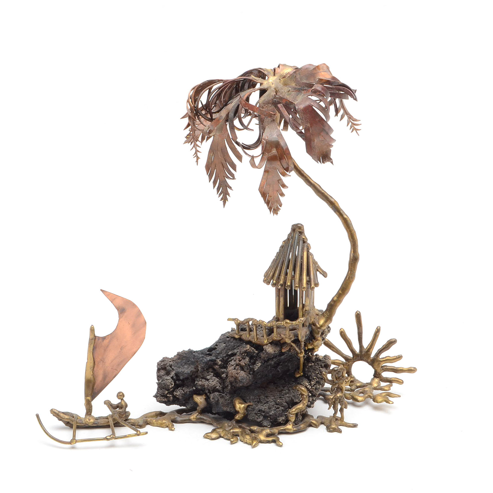 Small Tropical Island Sculpture