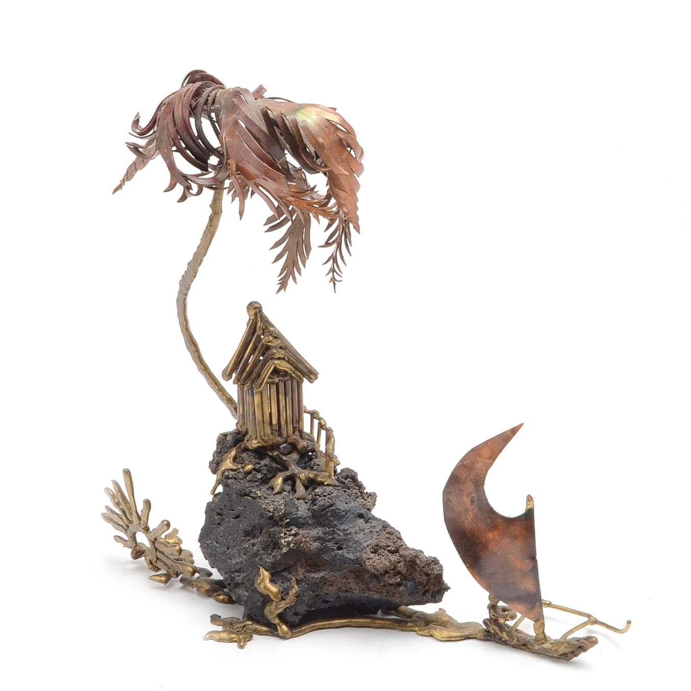 Small Tropical Island Sculpture