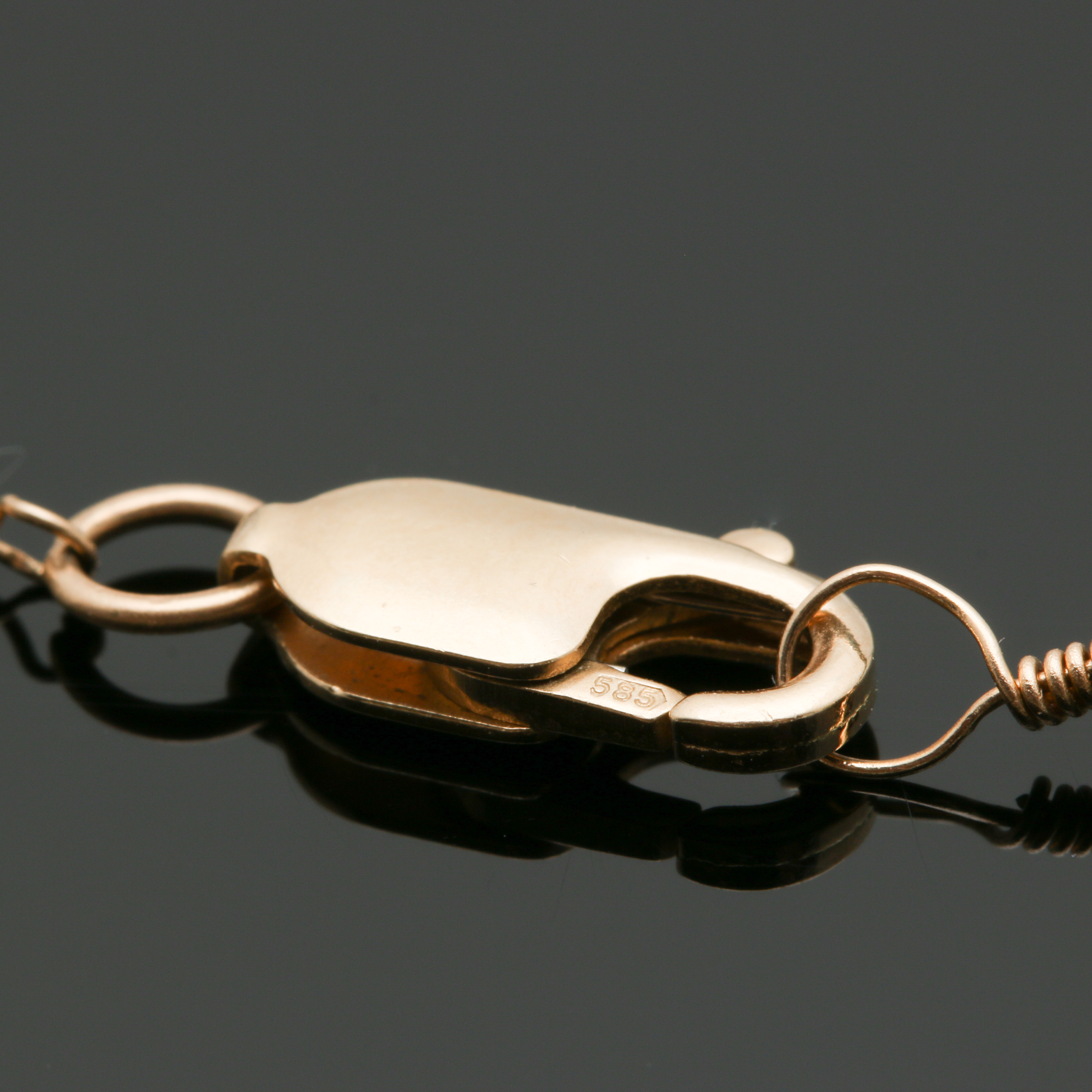 Pearl Necklace with 14K Yellow Gold Accents