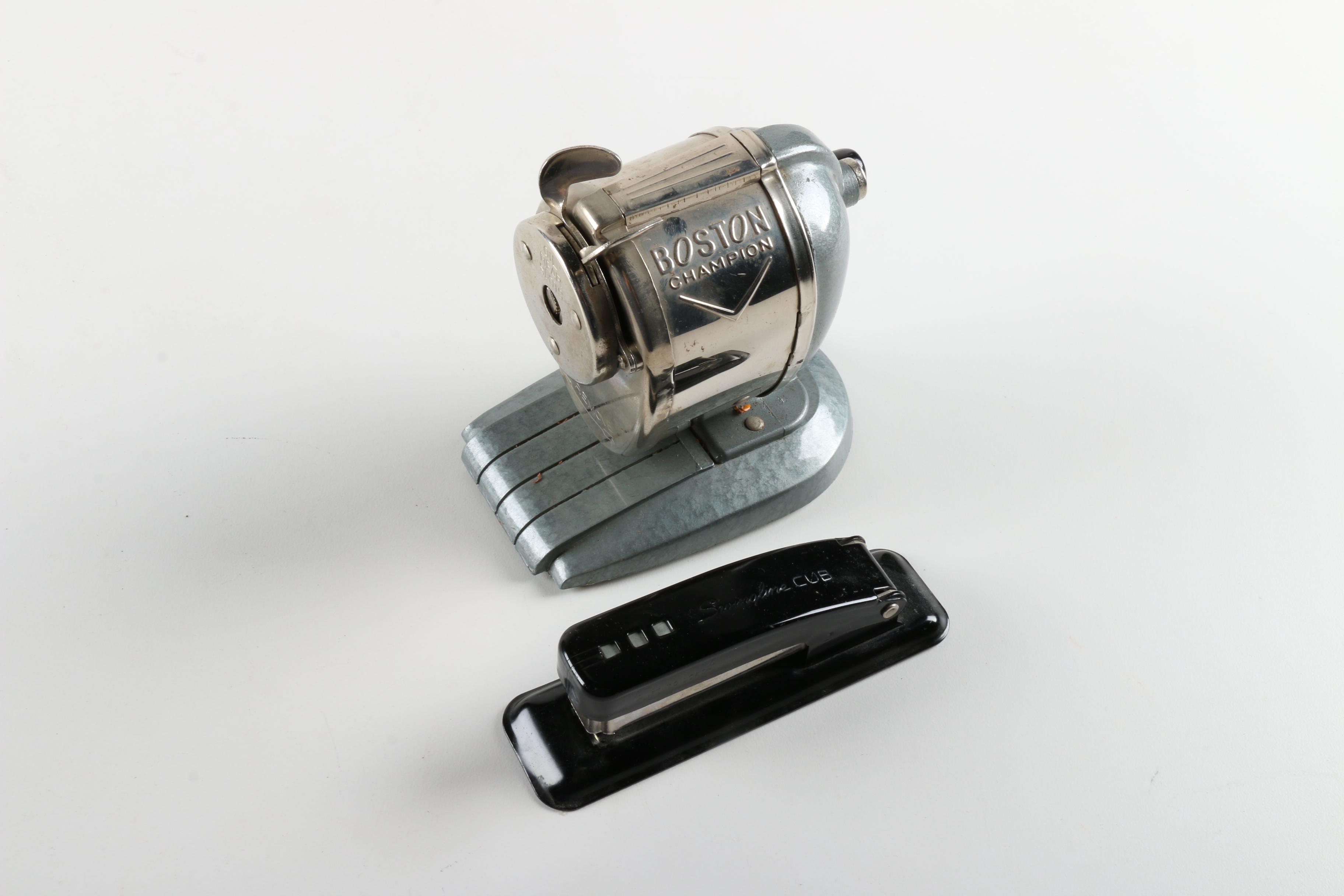 Office Decor Including Barometer