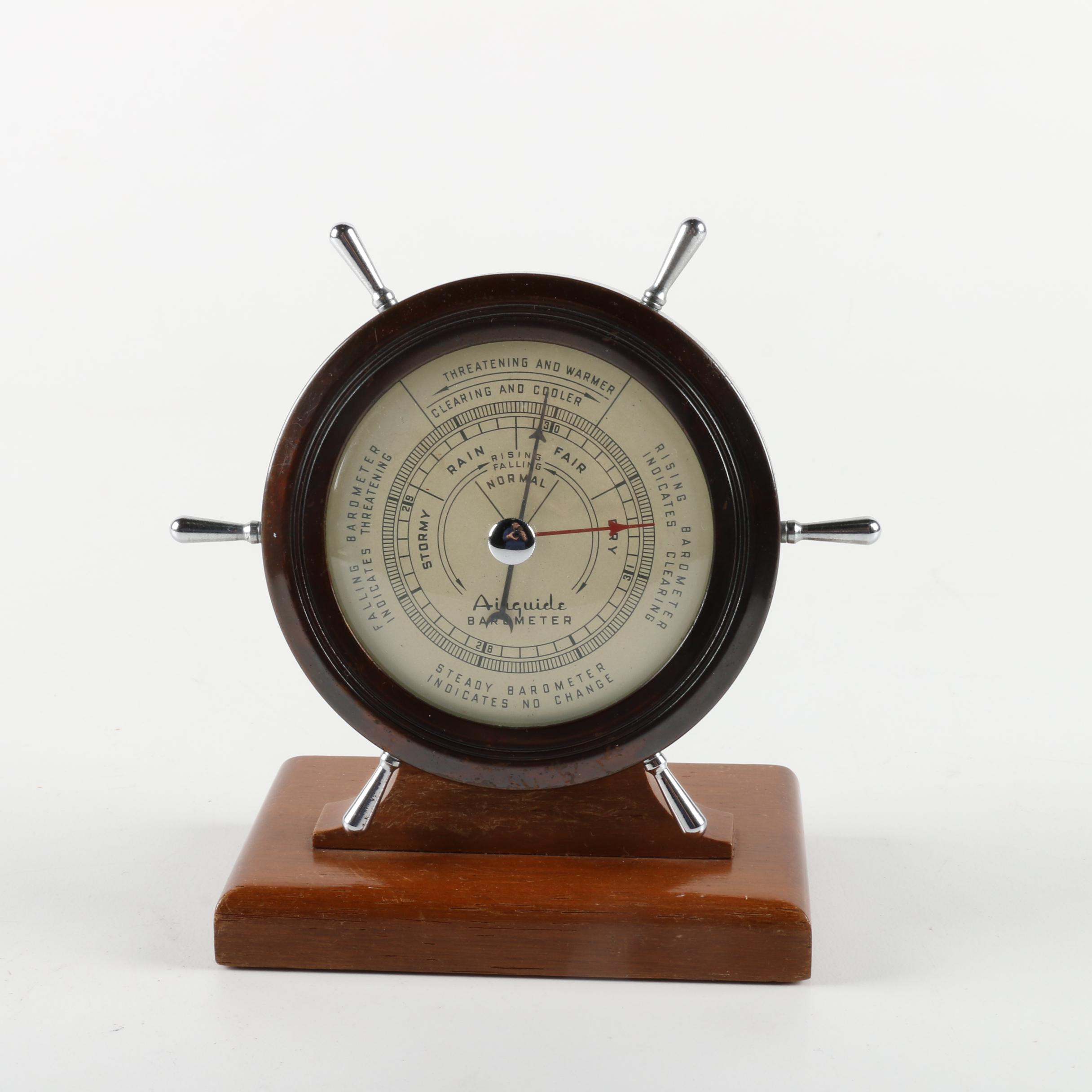 Office Decor Including Barometer