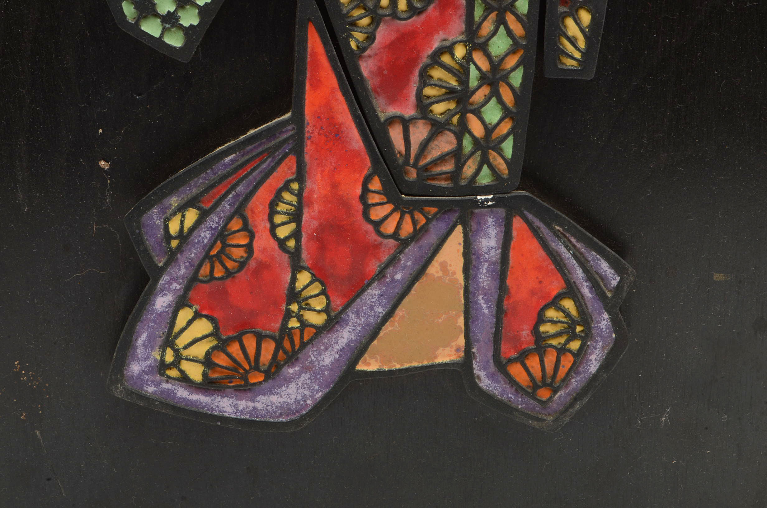 Mid Century Hagen-Renaker Mosaic "Geisha" Panel