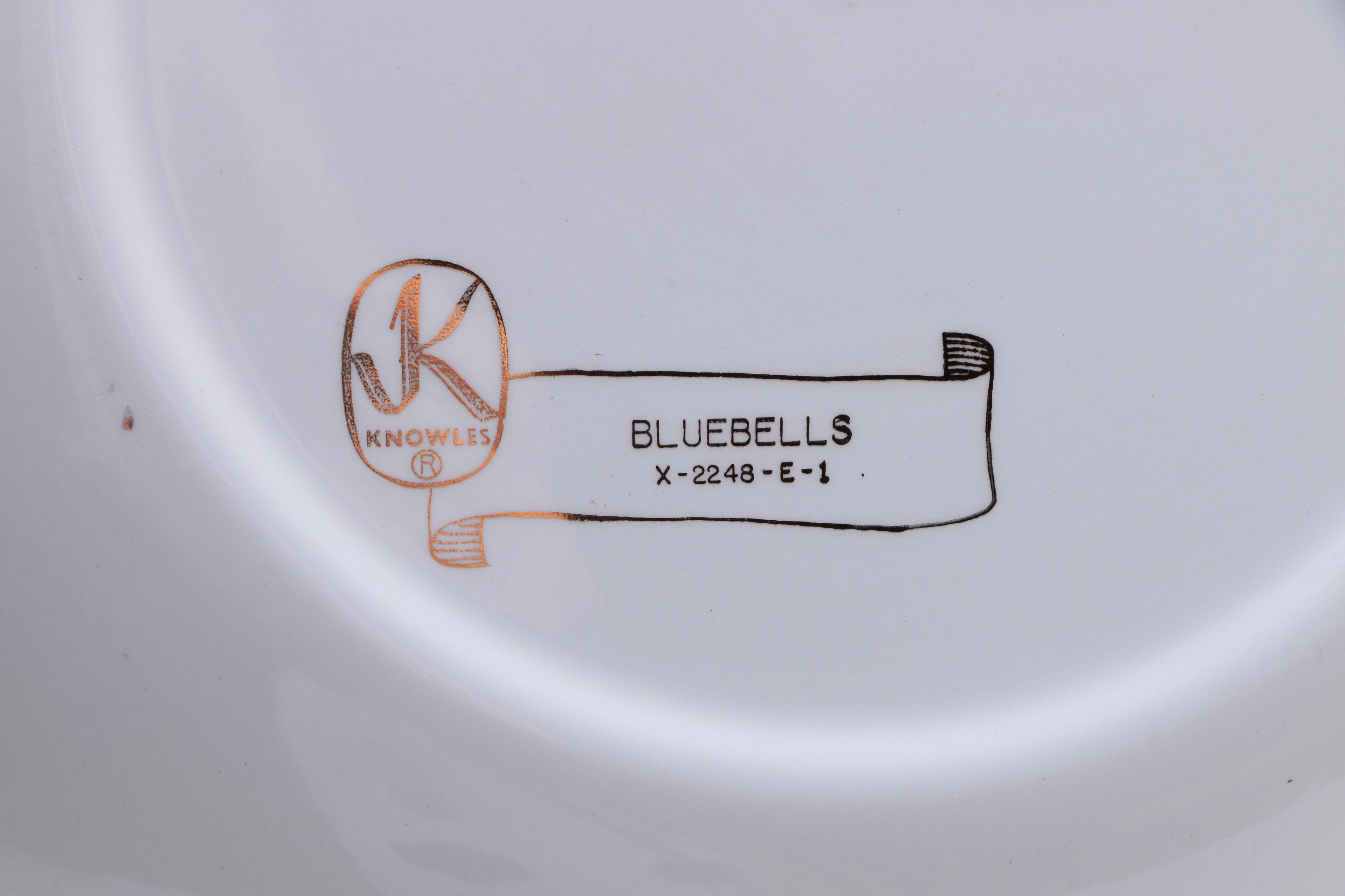 Knowles "Bluebells" Tableware