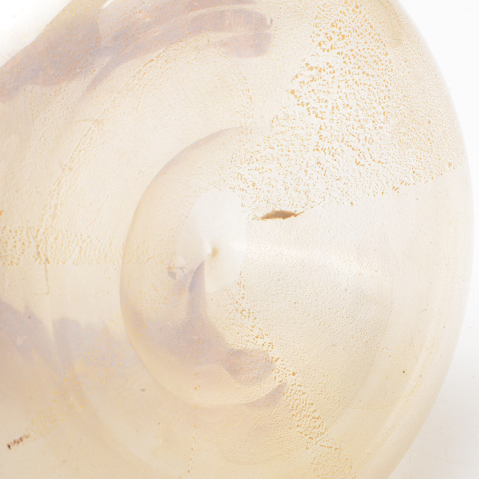 Murano Style Glass Bottle Vase