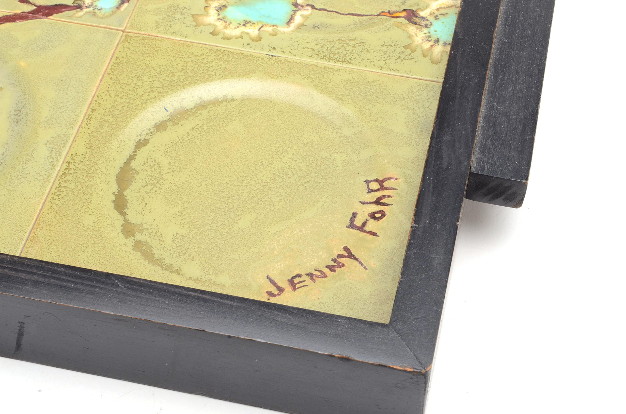 Glazed Tile Beverage Tray by Jenny Fohr