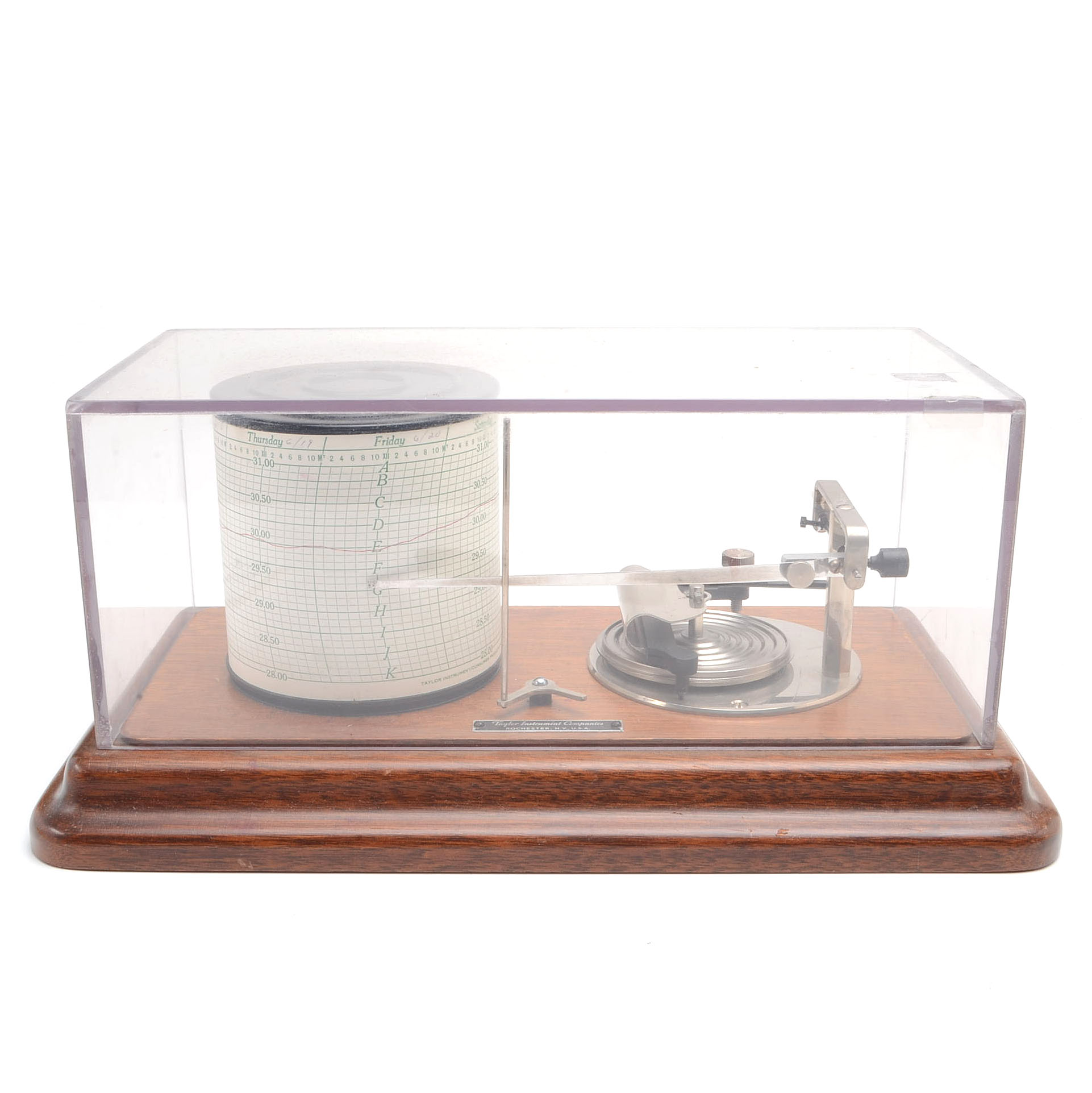 Barograph Barometer Recording Device by Taylor Instrument Companies