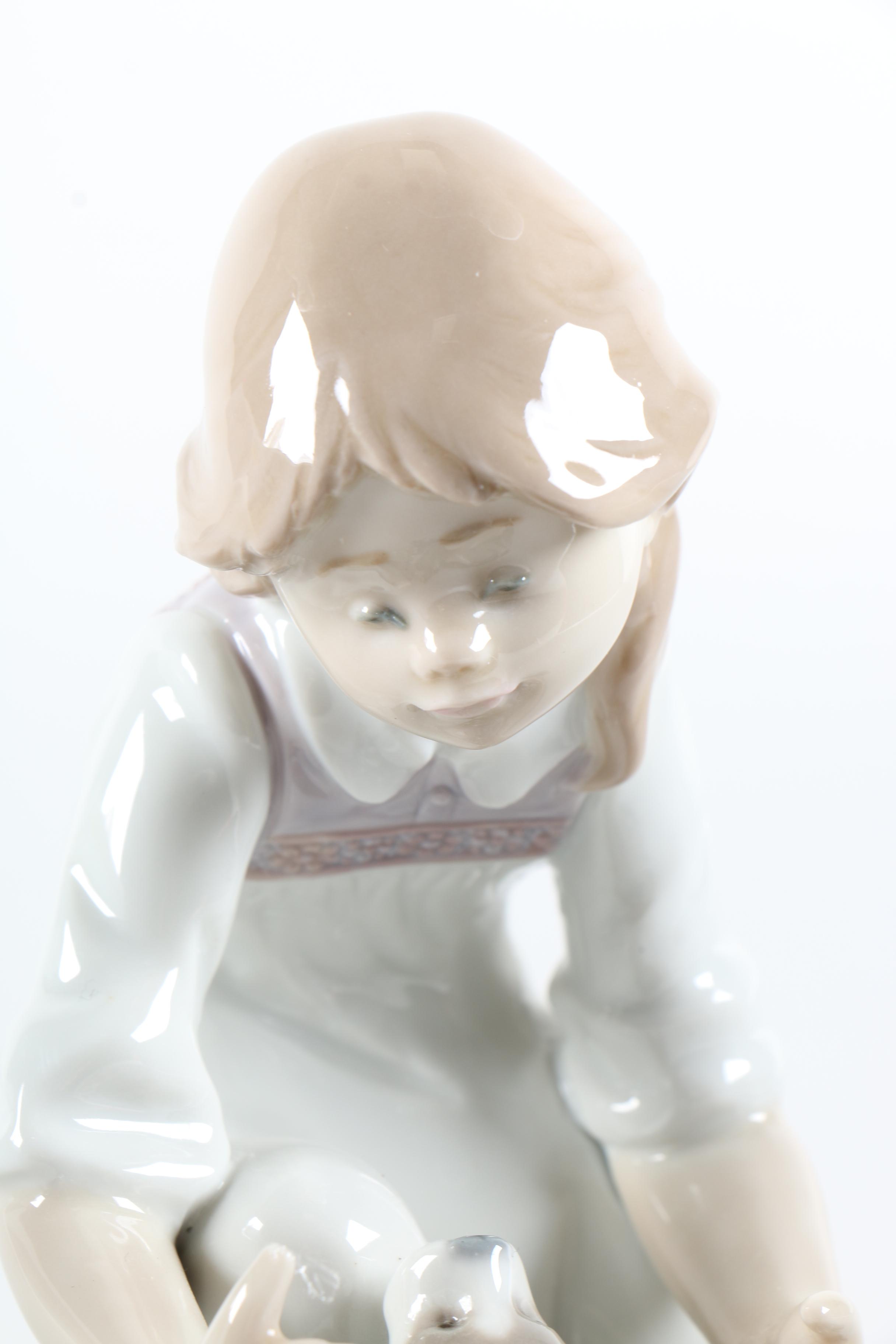 Lladro "Joy in a Basket" Figurine