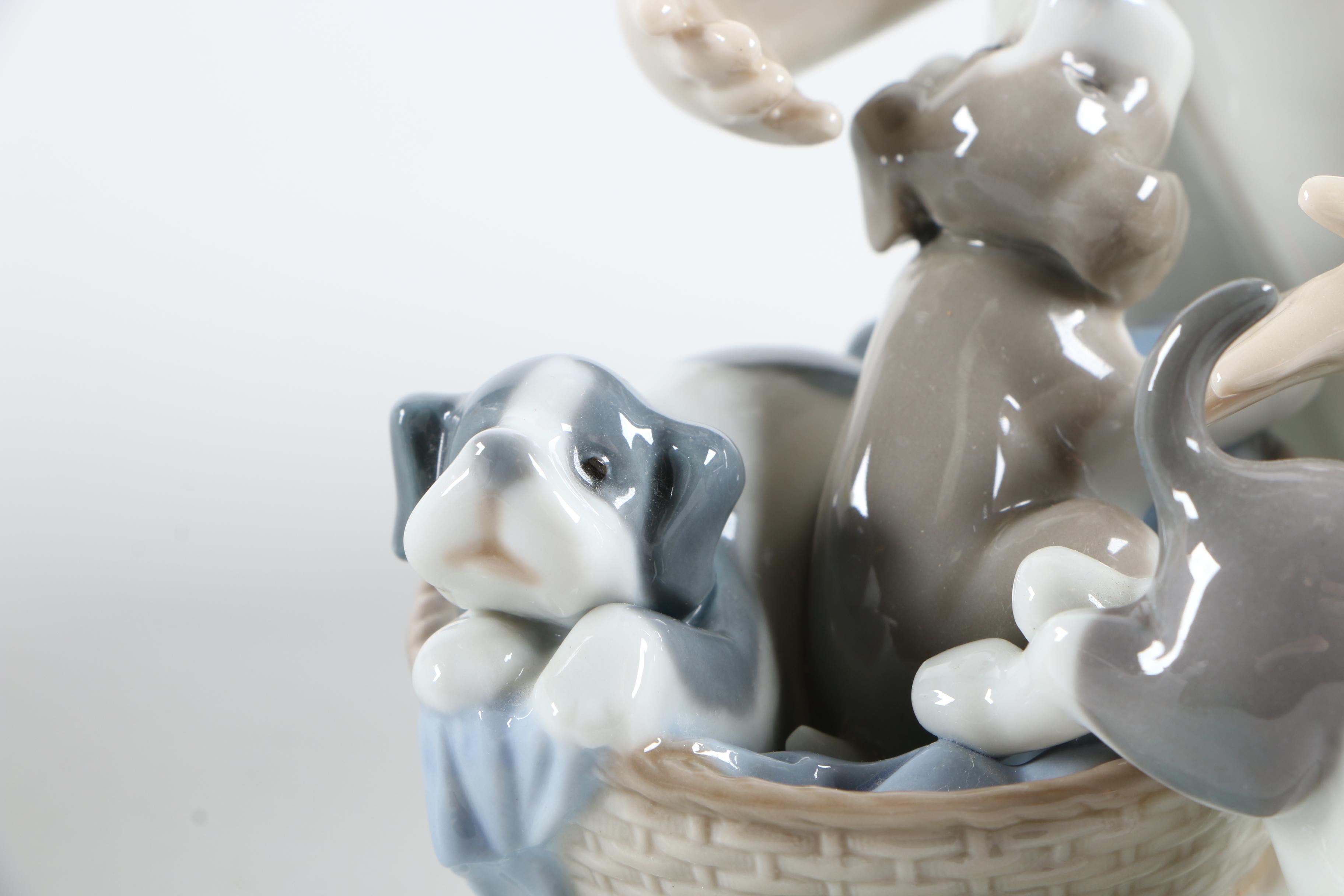Lladro "Joy in a Basket" Figurine