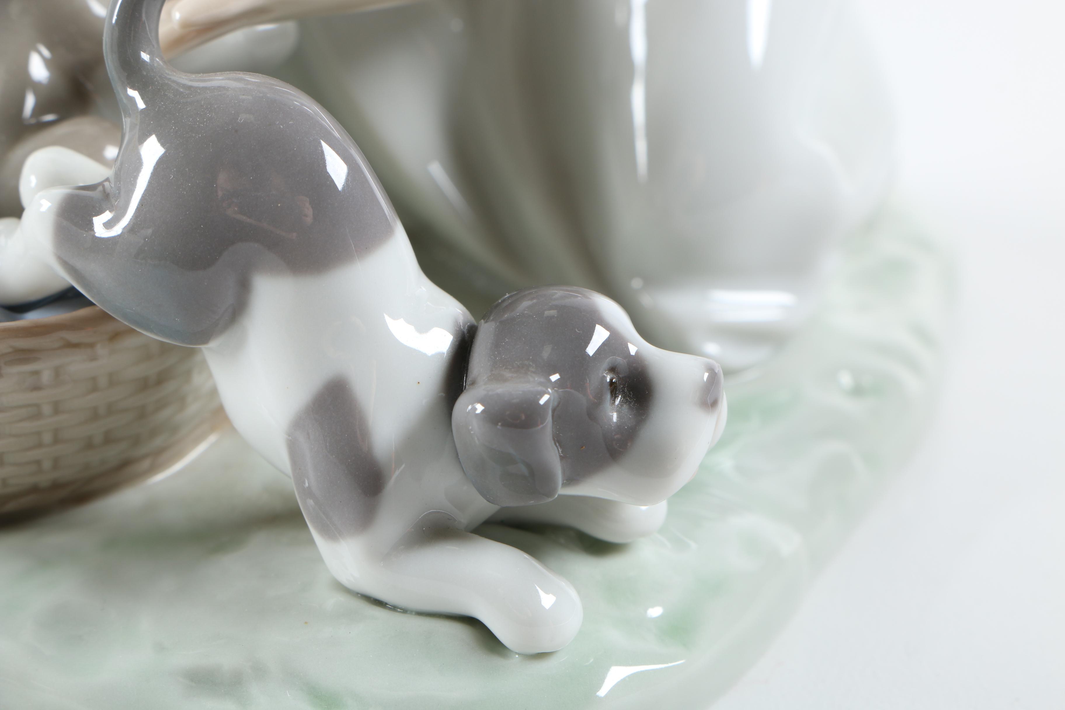 Lladro "Joy in a Basket" Figurine