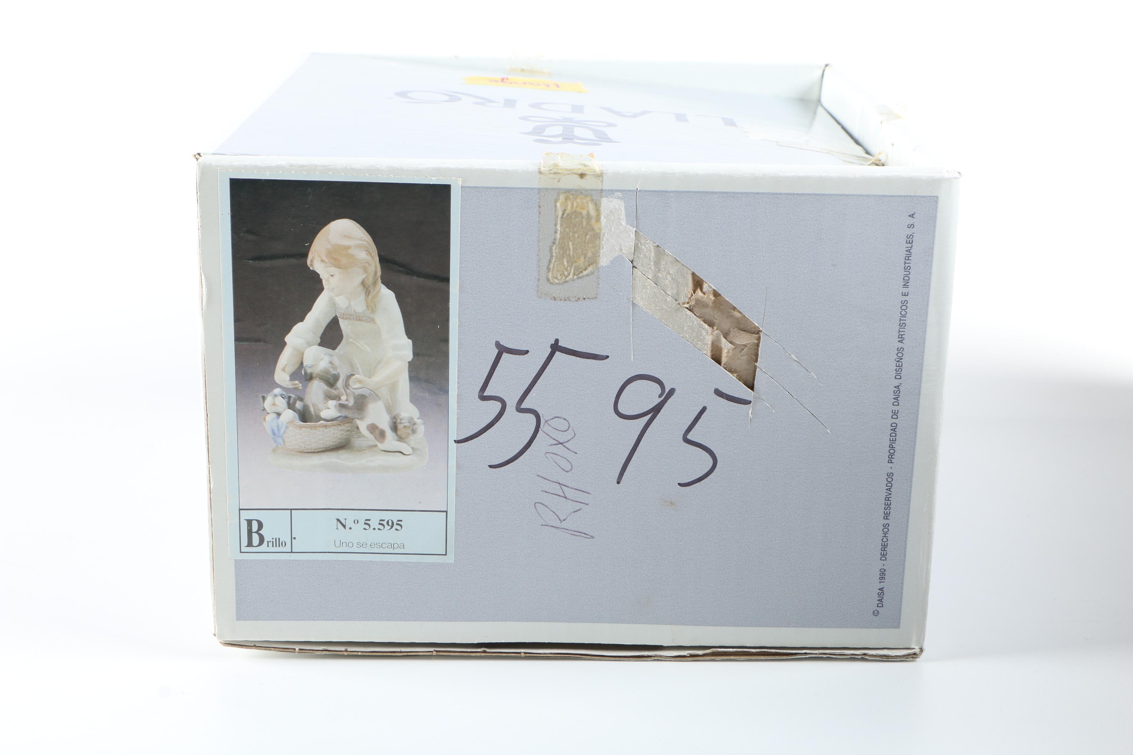 Lladro "Joy in a Basket" Figurine