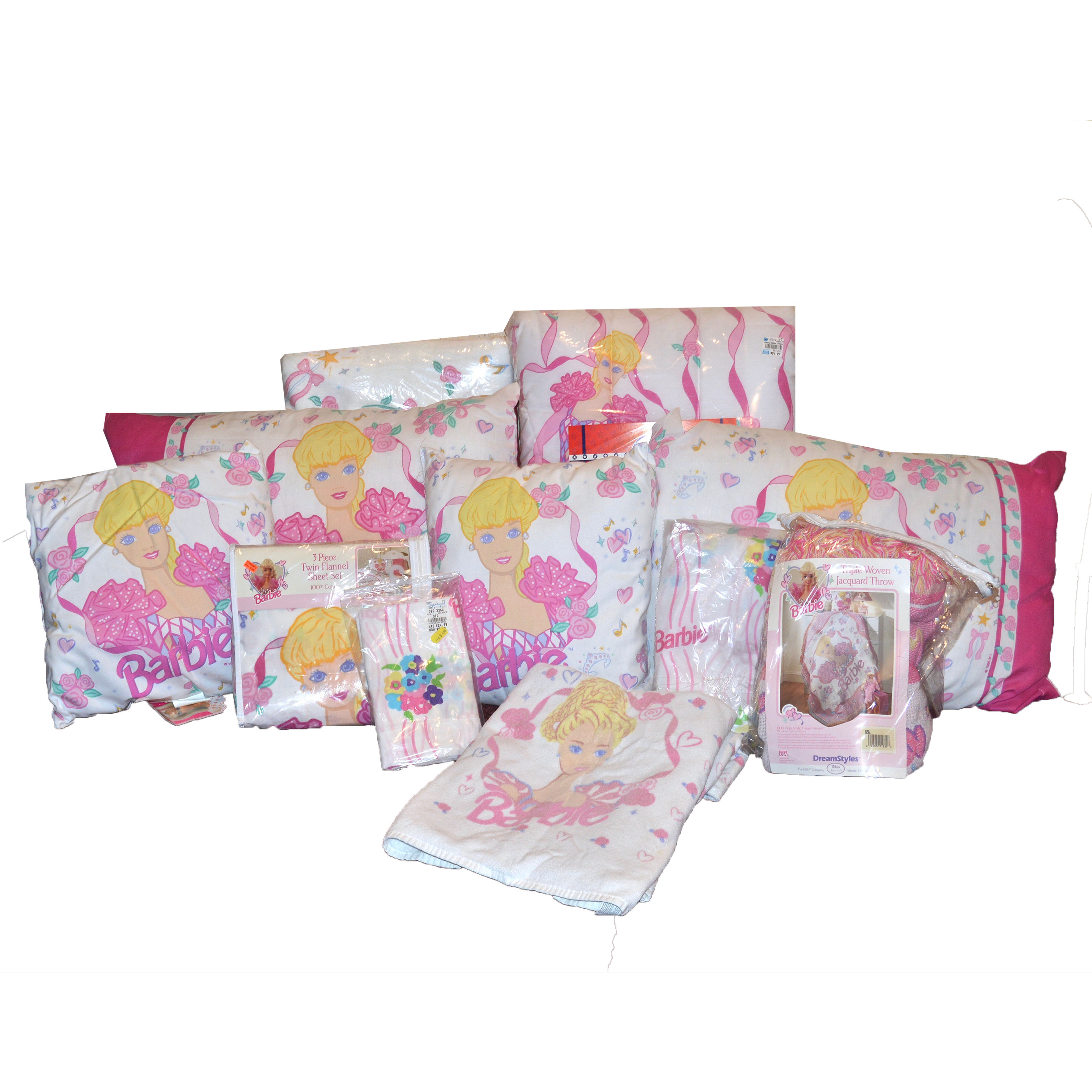 Barbie Twin Bedding Set and Bath Linens