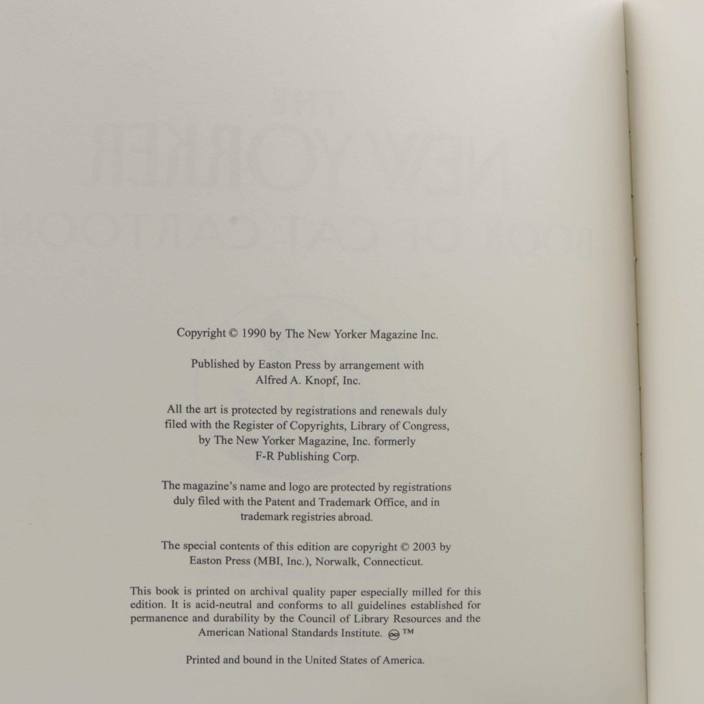 Three Books of "New Yorker" Cartoons