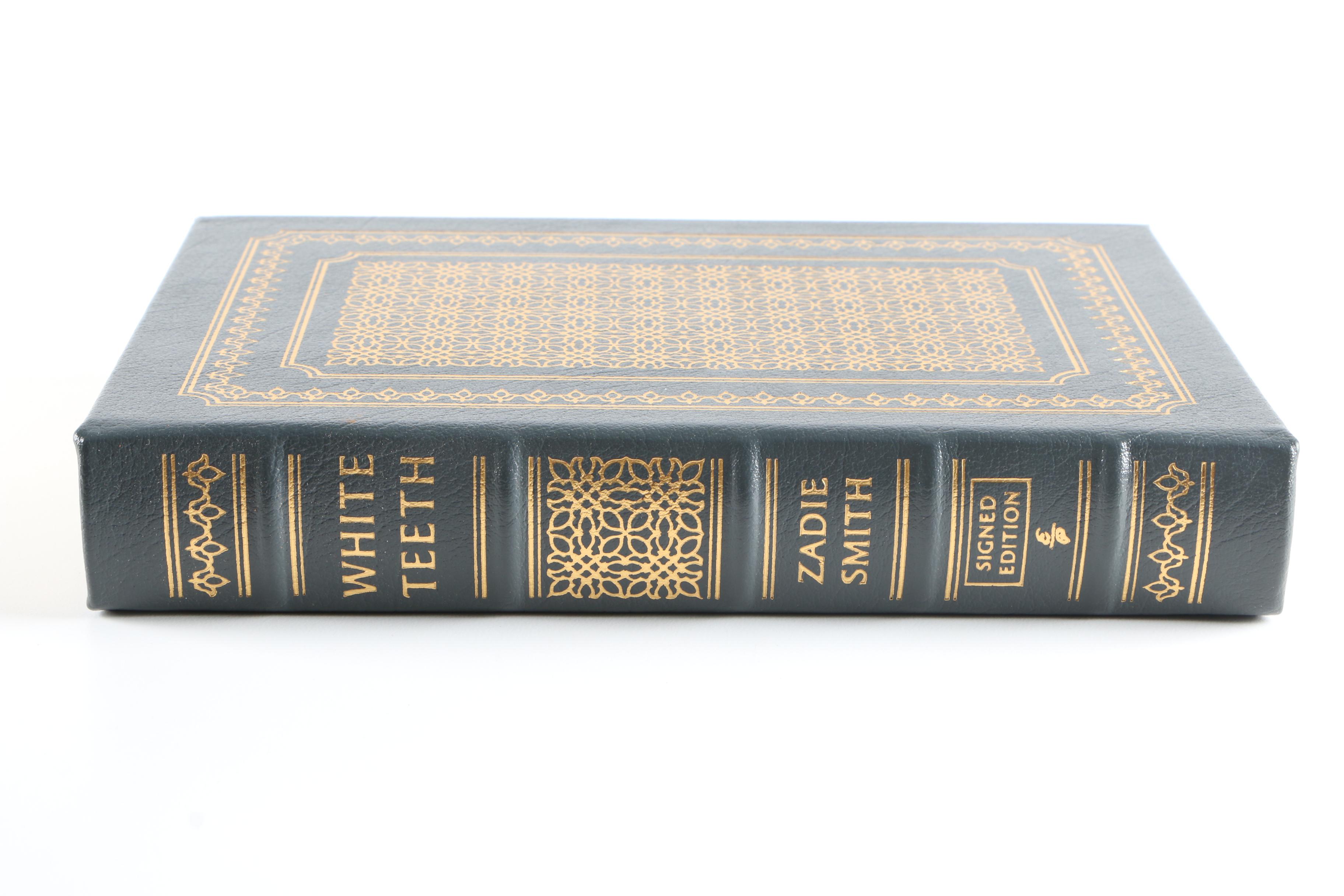 Easton Press 2008 Signed "White Teeth" by Zadie Smith
