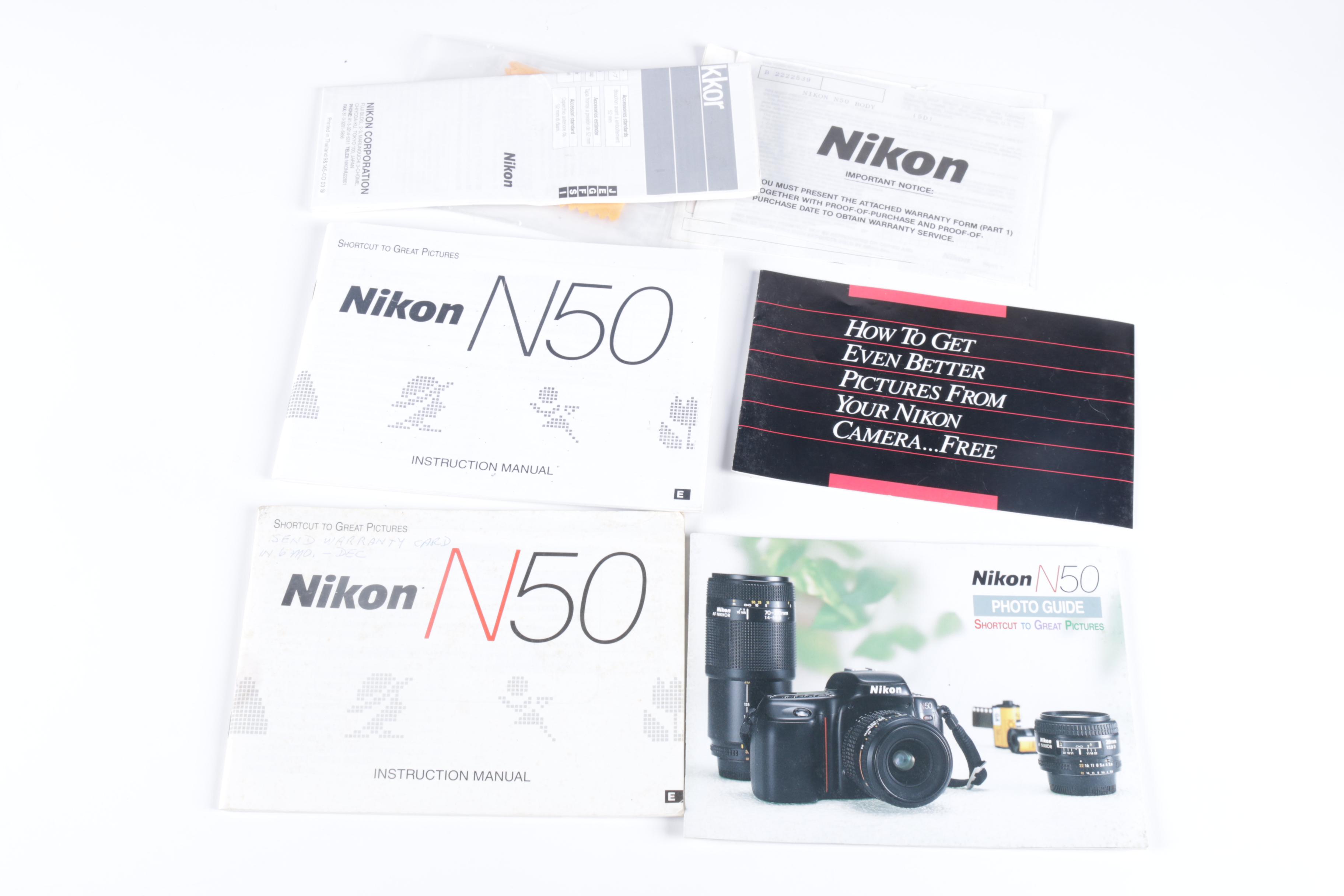 Nikon N50 Camera and Accessories