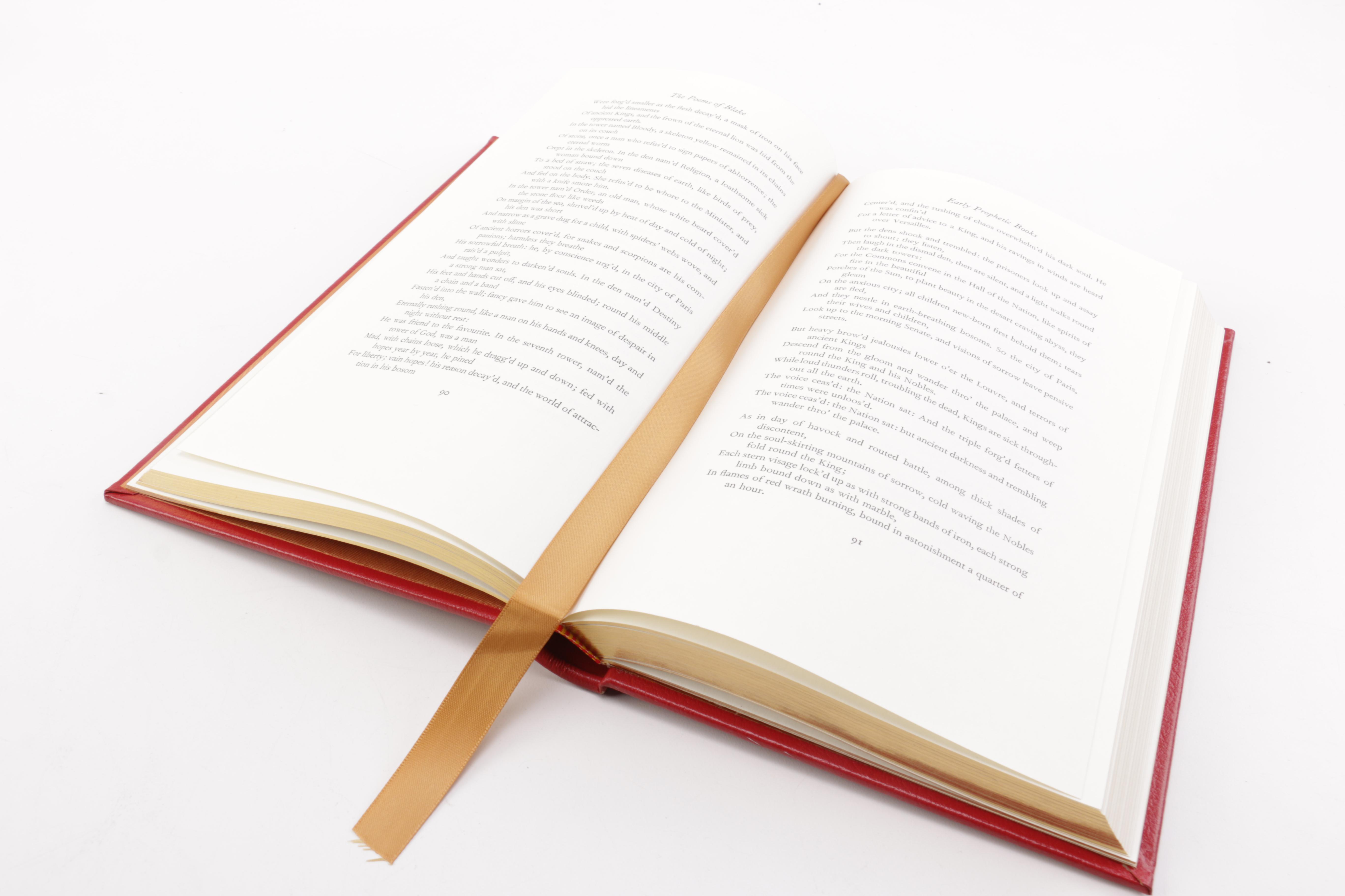 Five Leather Bound Collector's Edition Books