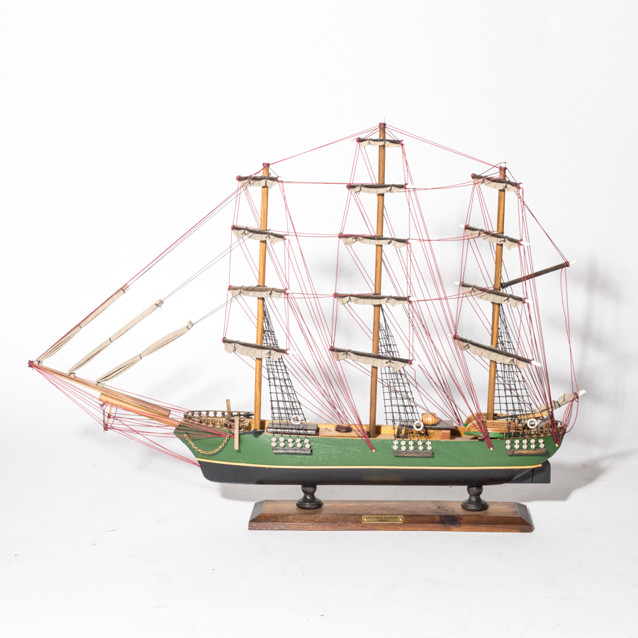 Wooden Clipper Ship Model "Flying Cloud"