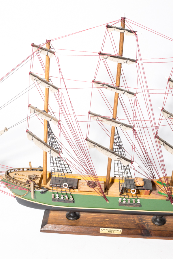 Wooden Clipper Ship Model "Flying Cloud"