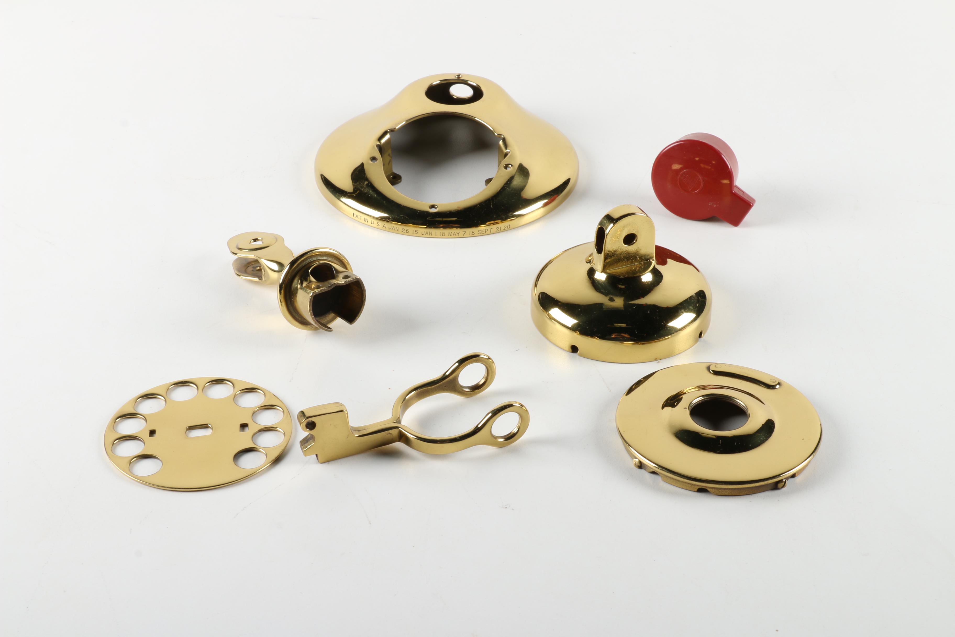 Collection of Brass Phone Pieces