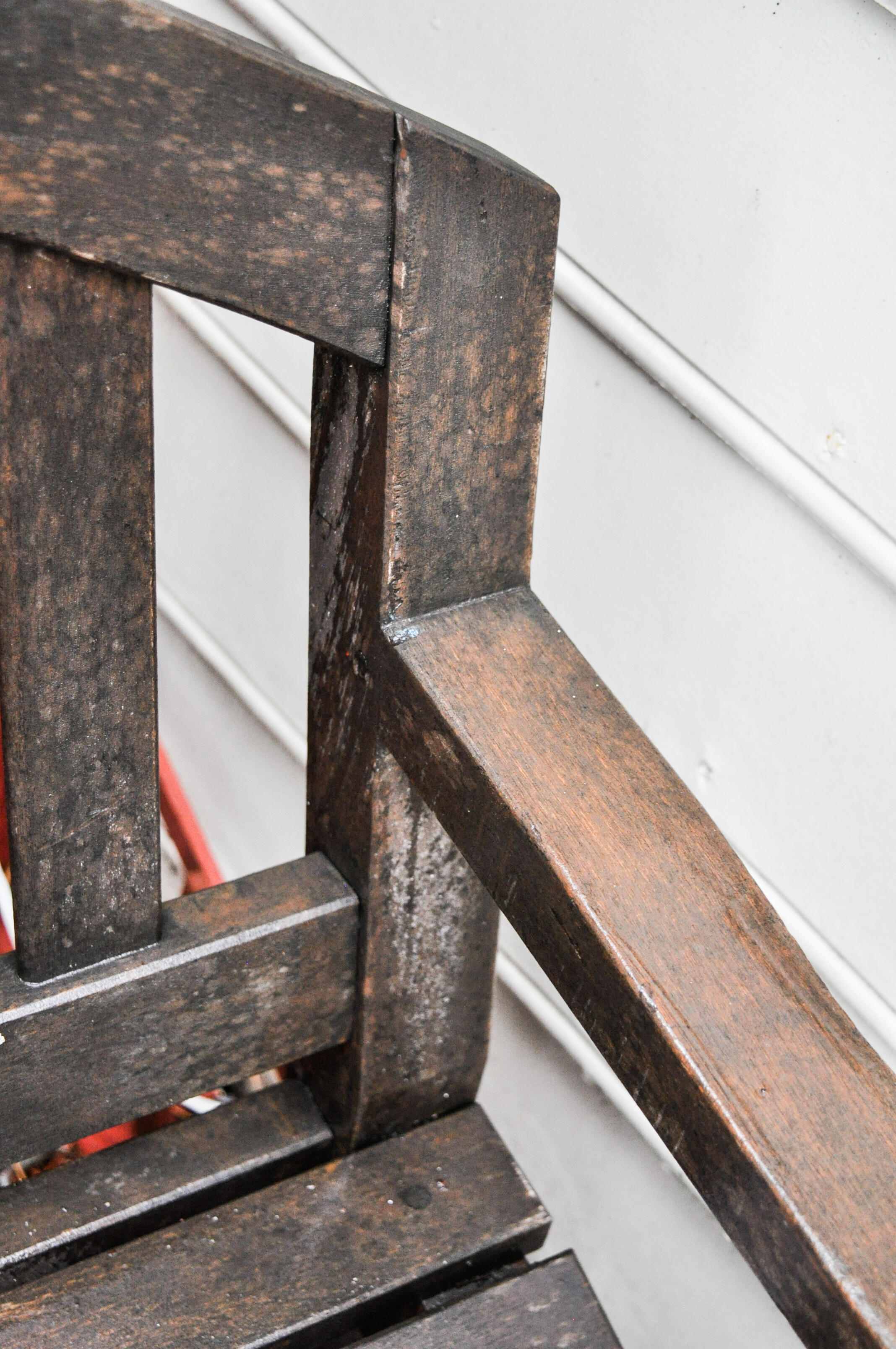 Slat Wood Patio Bench