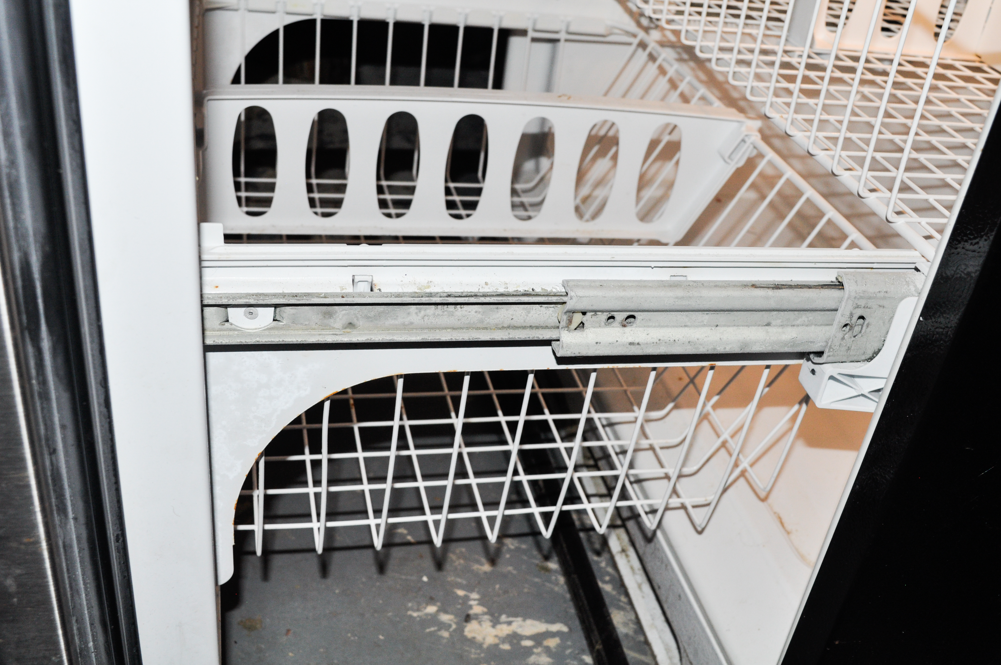 Whirlpool Silver Tone Refrigerator Freezer Combination Unit