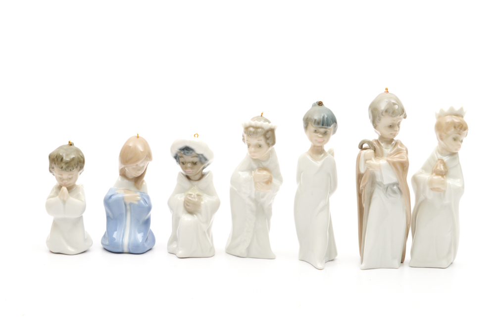 Lladro Nativity Ornament Set