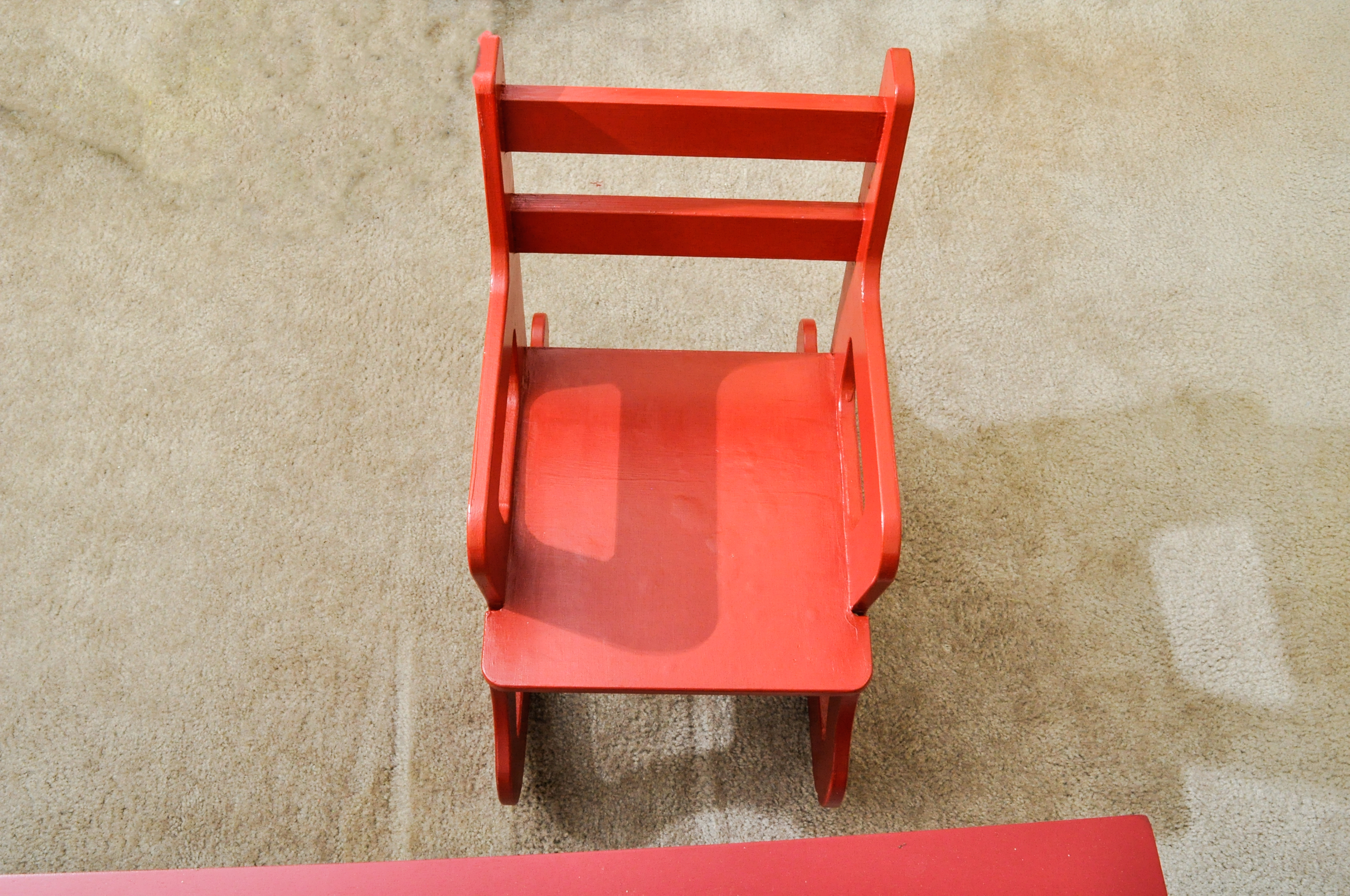 Childs Rocking Chair and Table