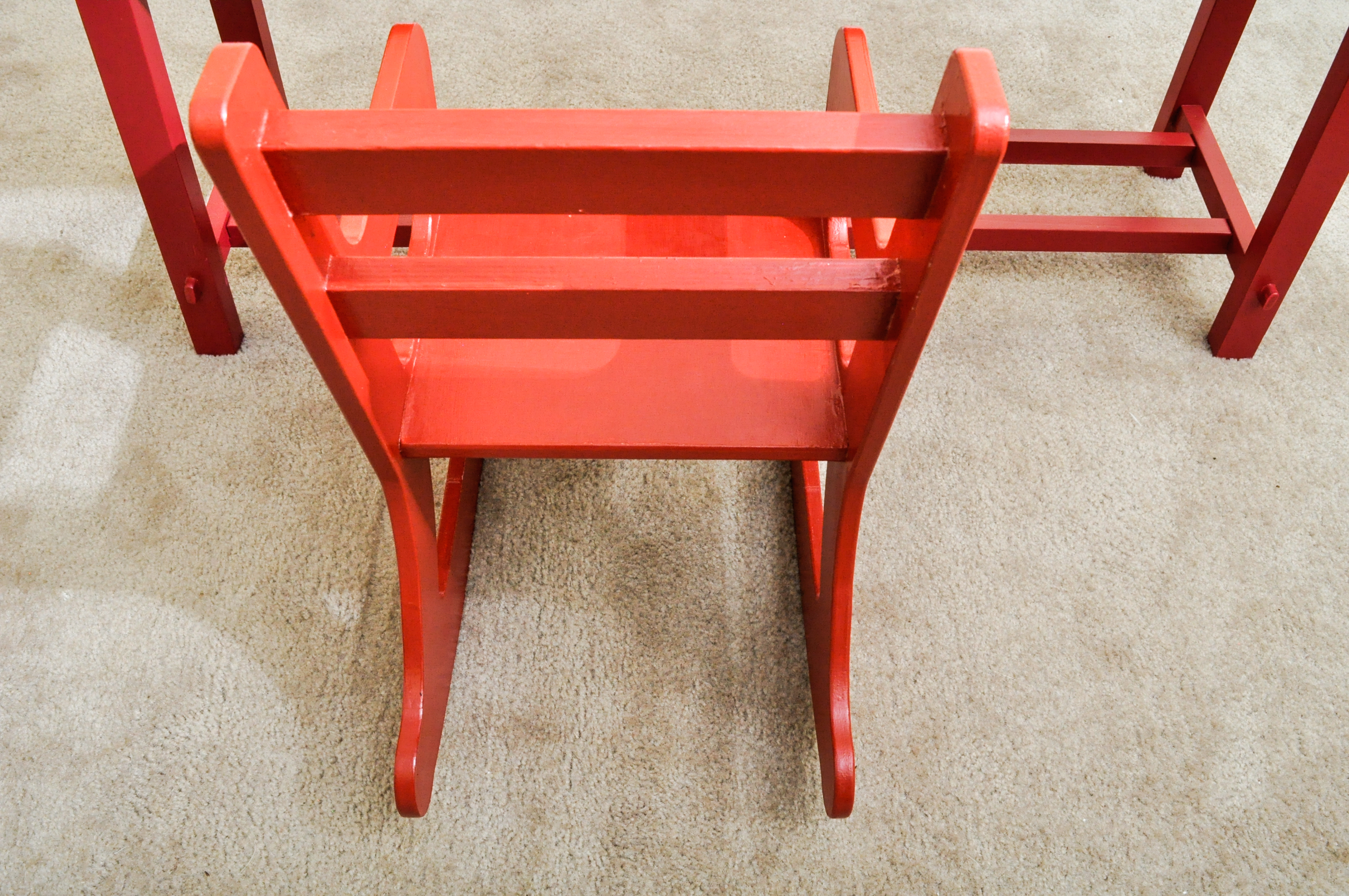 Childs Rocking Chair and Table