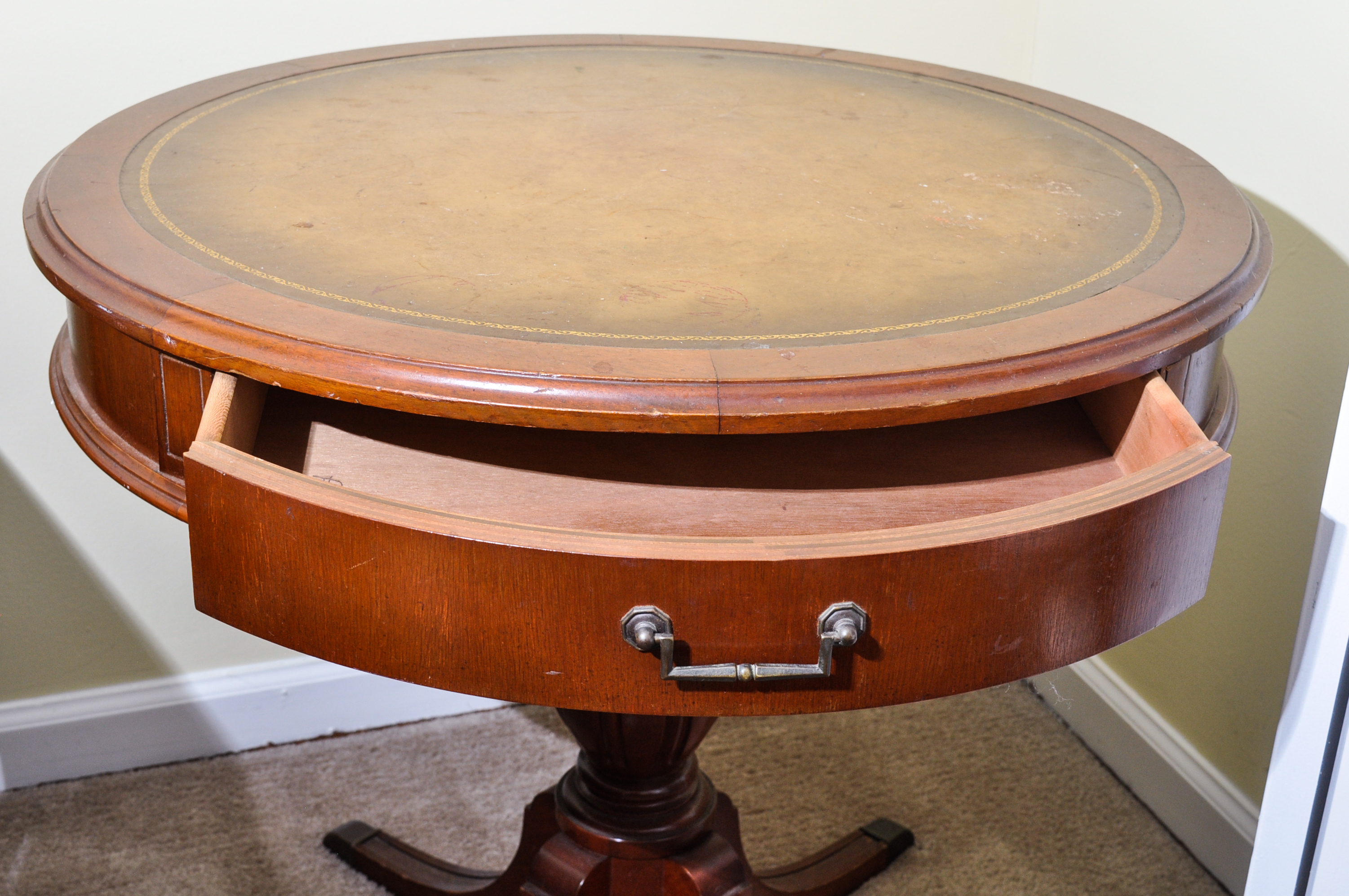 Drum Table by Hammary