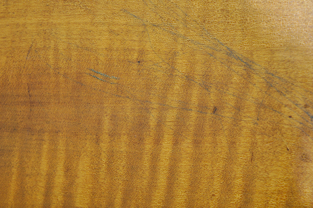 Late Federal Curly Maple One-Drawer Stand