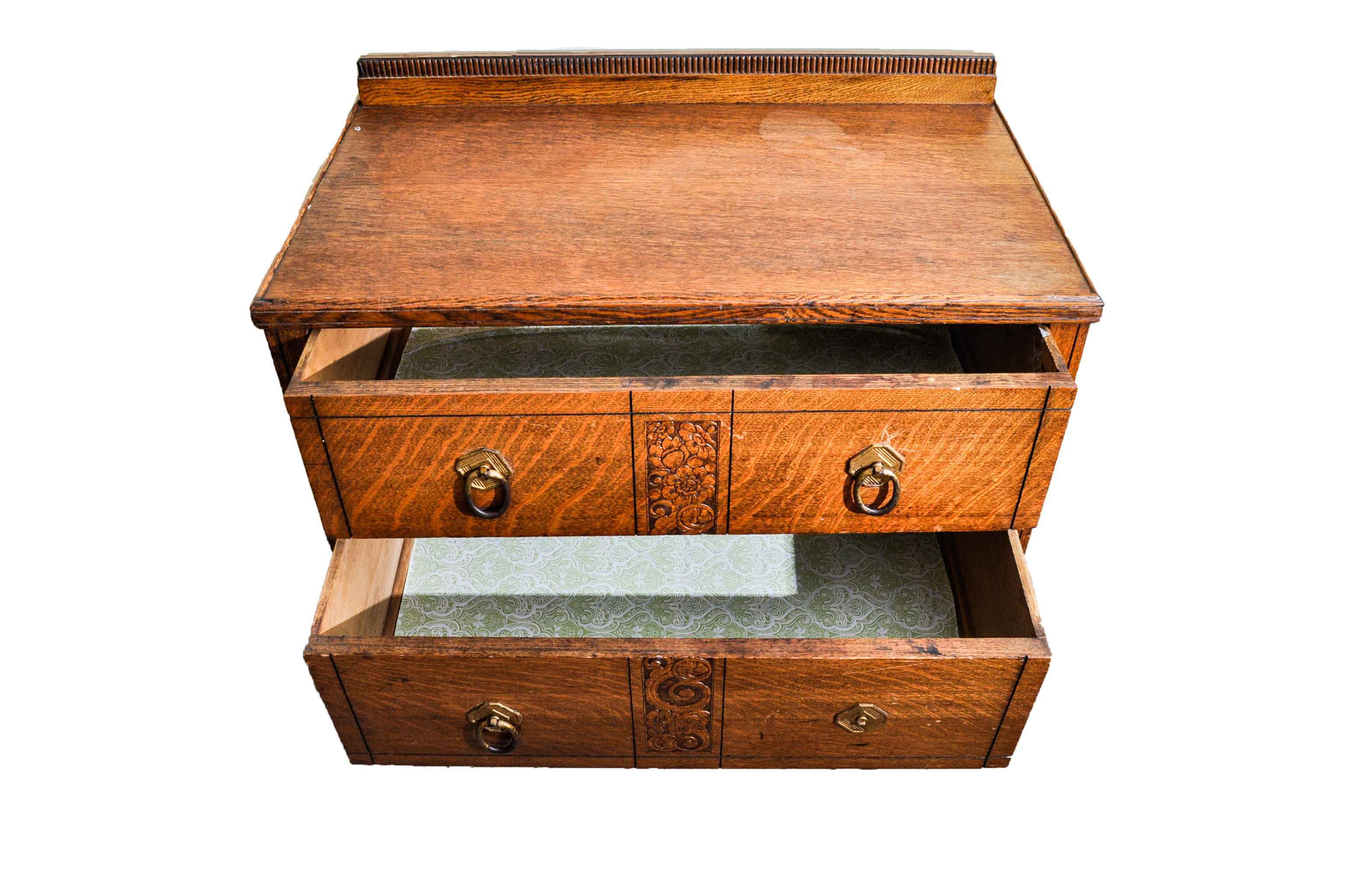 Tiger Oak Chest of Drawers