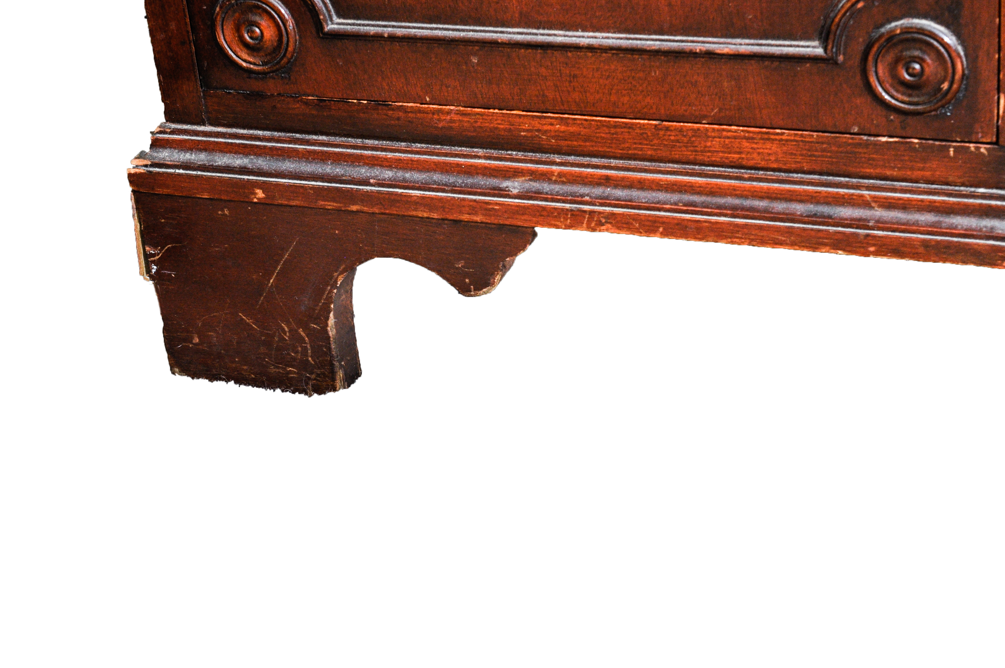 Federal Style Walnut Veneered Breakfront Sideboard