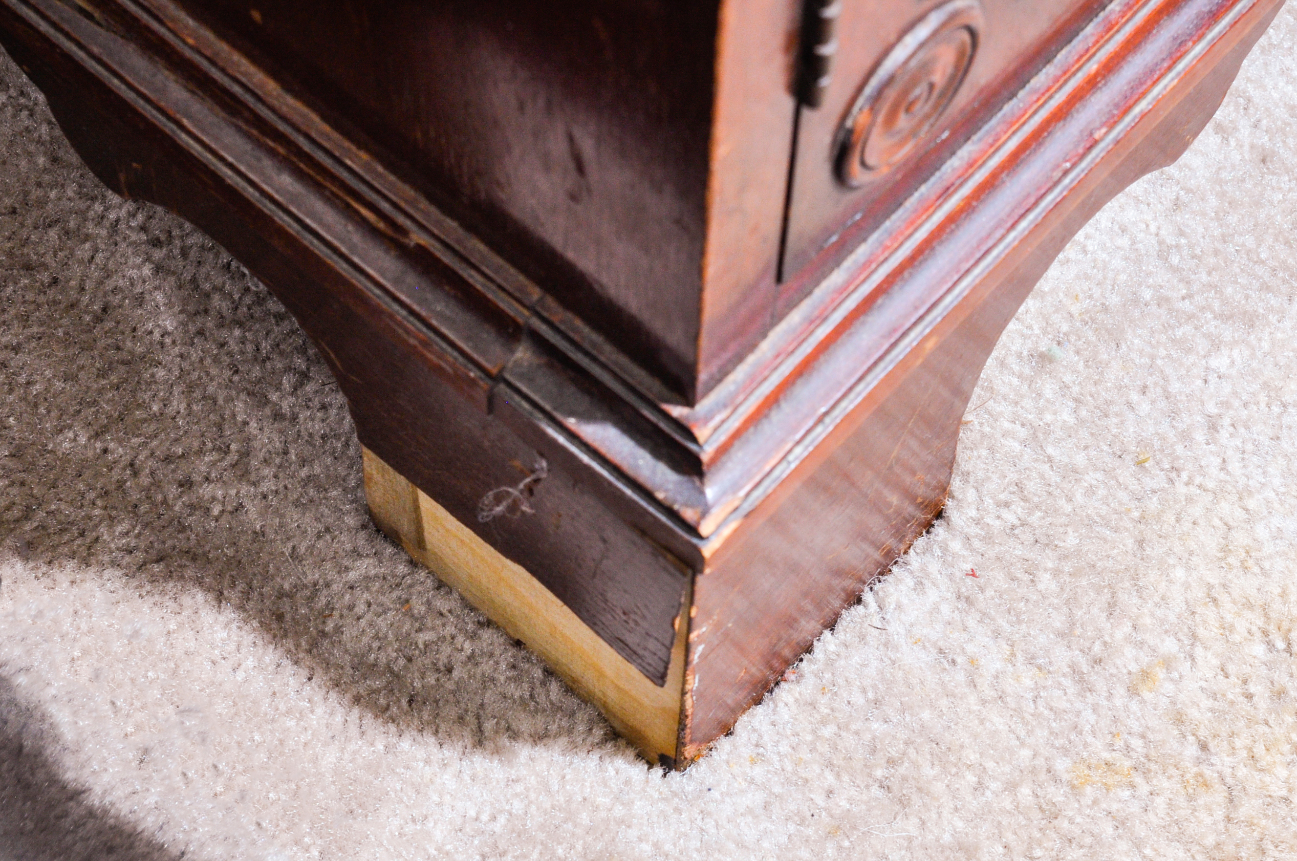 Federal Style Walnut Veneered Breakfront Sideboard