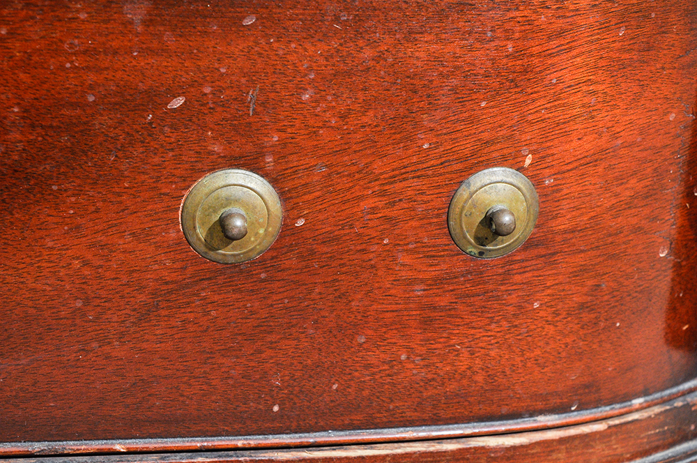 Federal Style Walnut Veneered Breakfront Sideboard