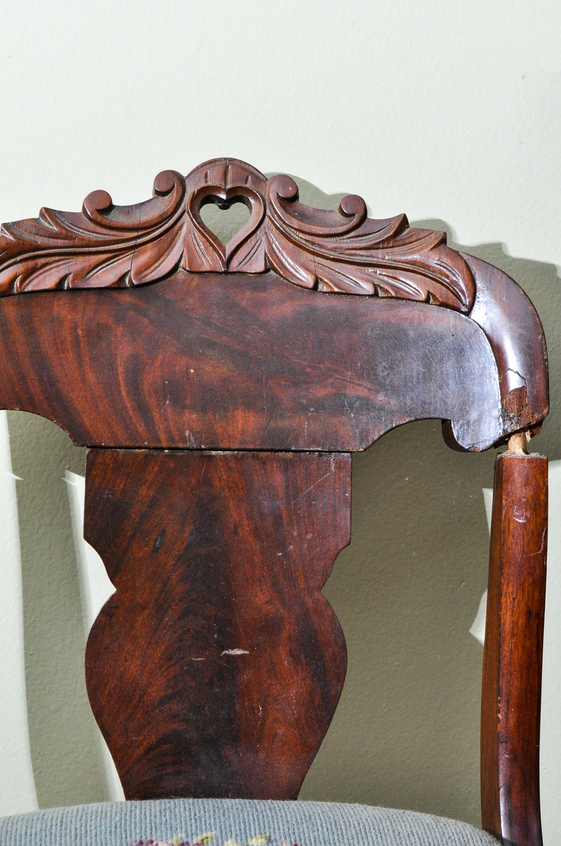 Pair of Vintage Victorian Style Side Chairs