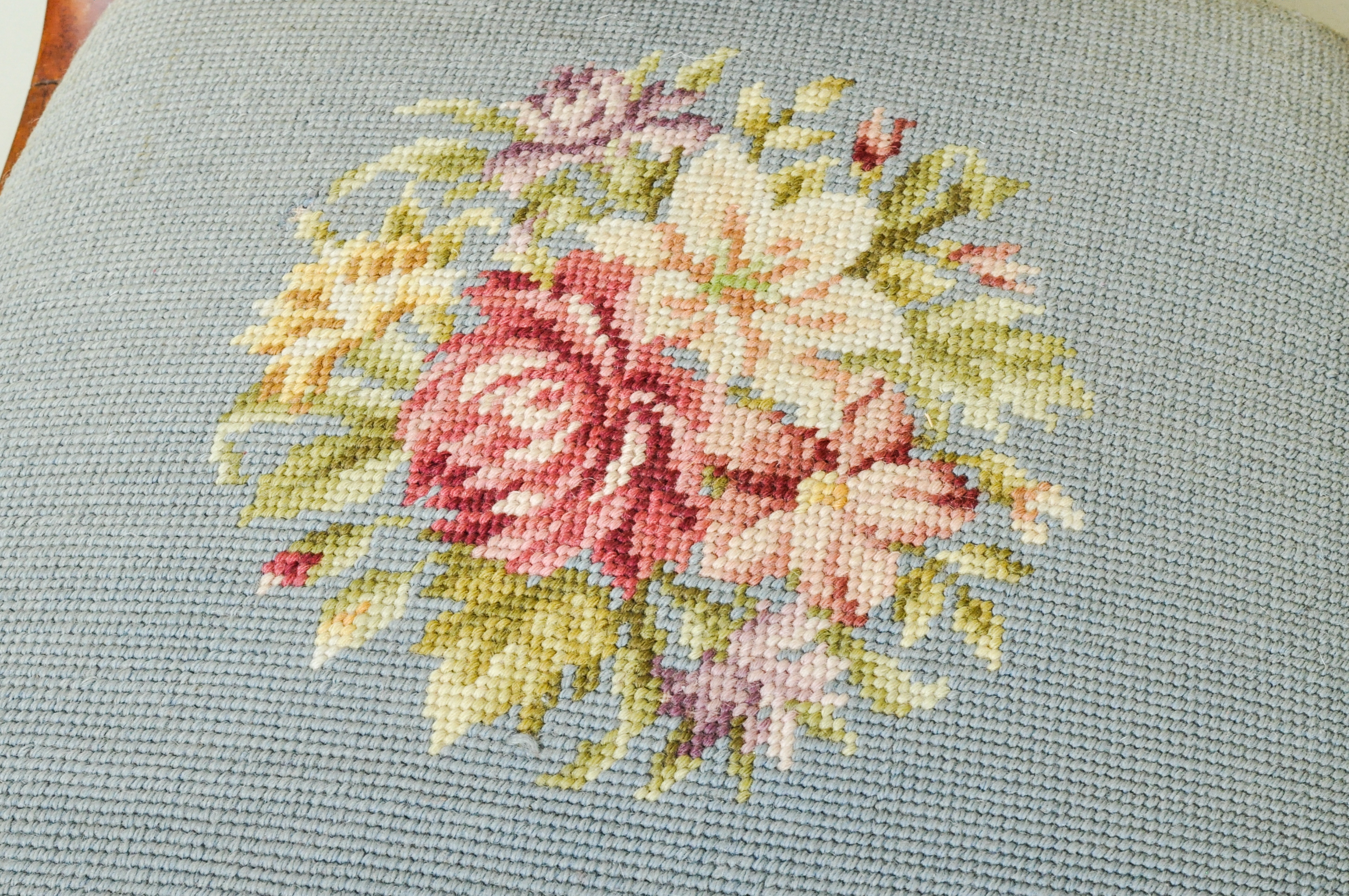 Pair of Vintage Victorian Style Side Chairs