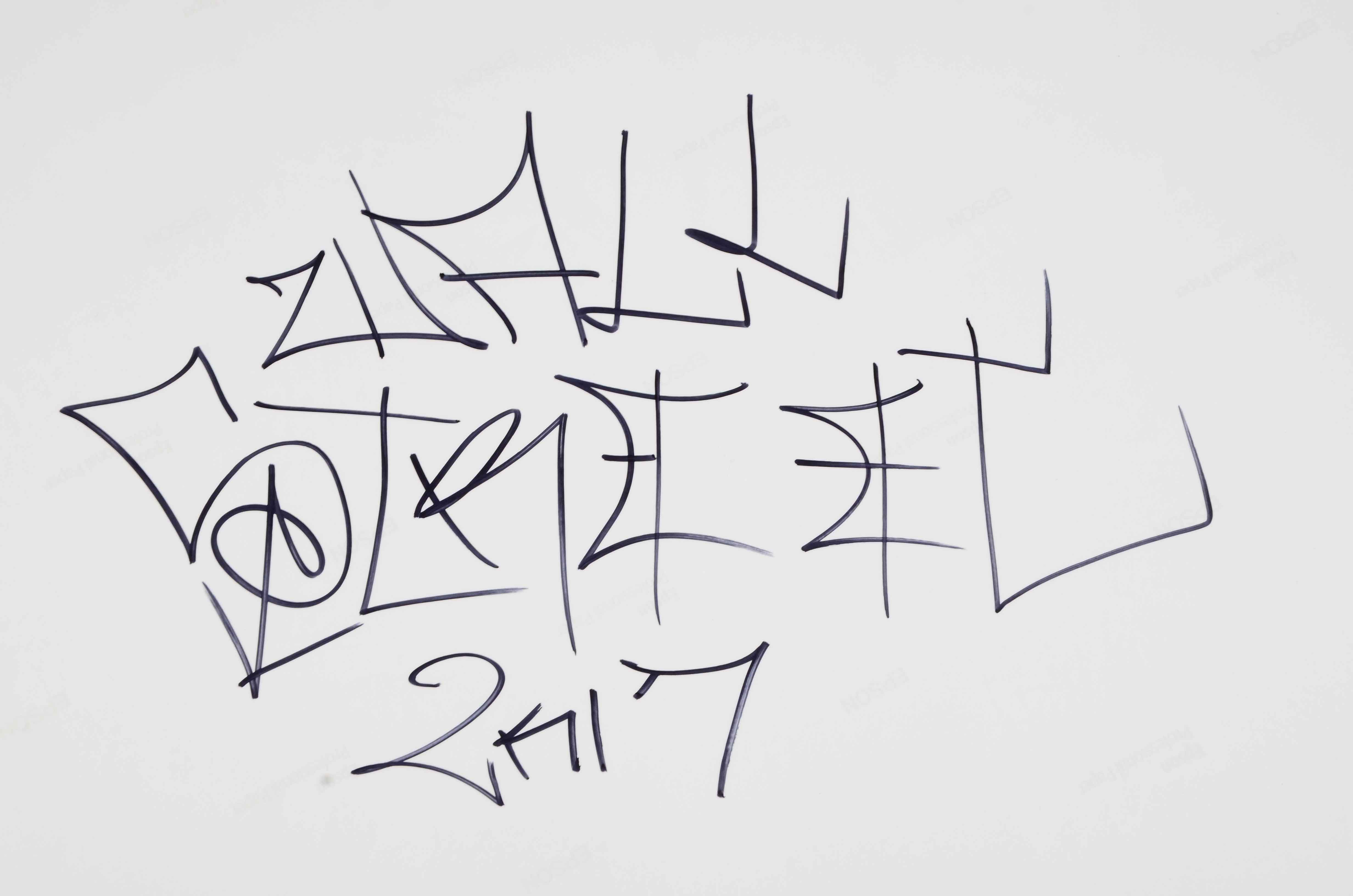 Signed Wall Street Giclee on Paper