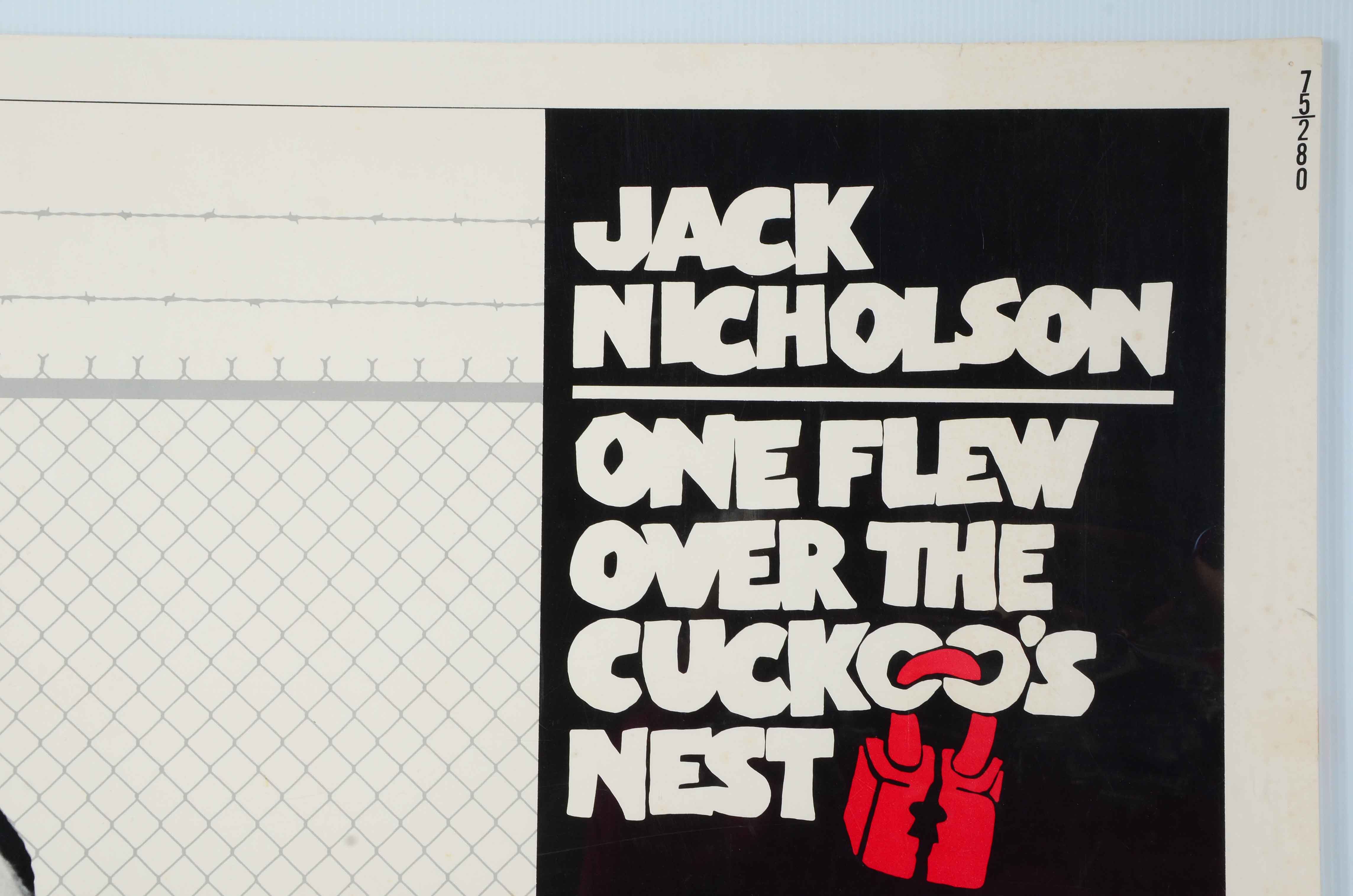 1975 "One Flew Over the Cuckoo's Nest" Movie Poster