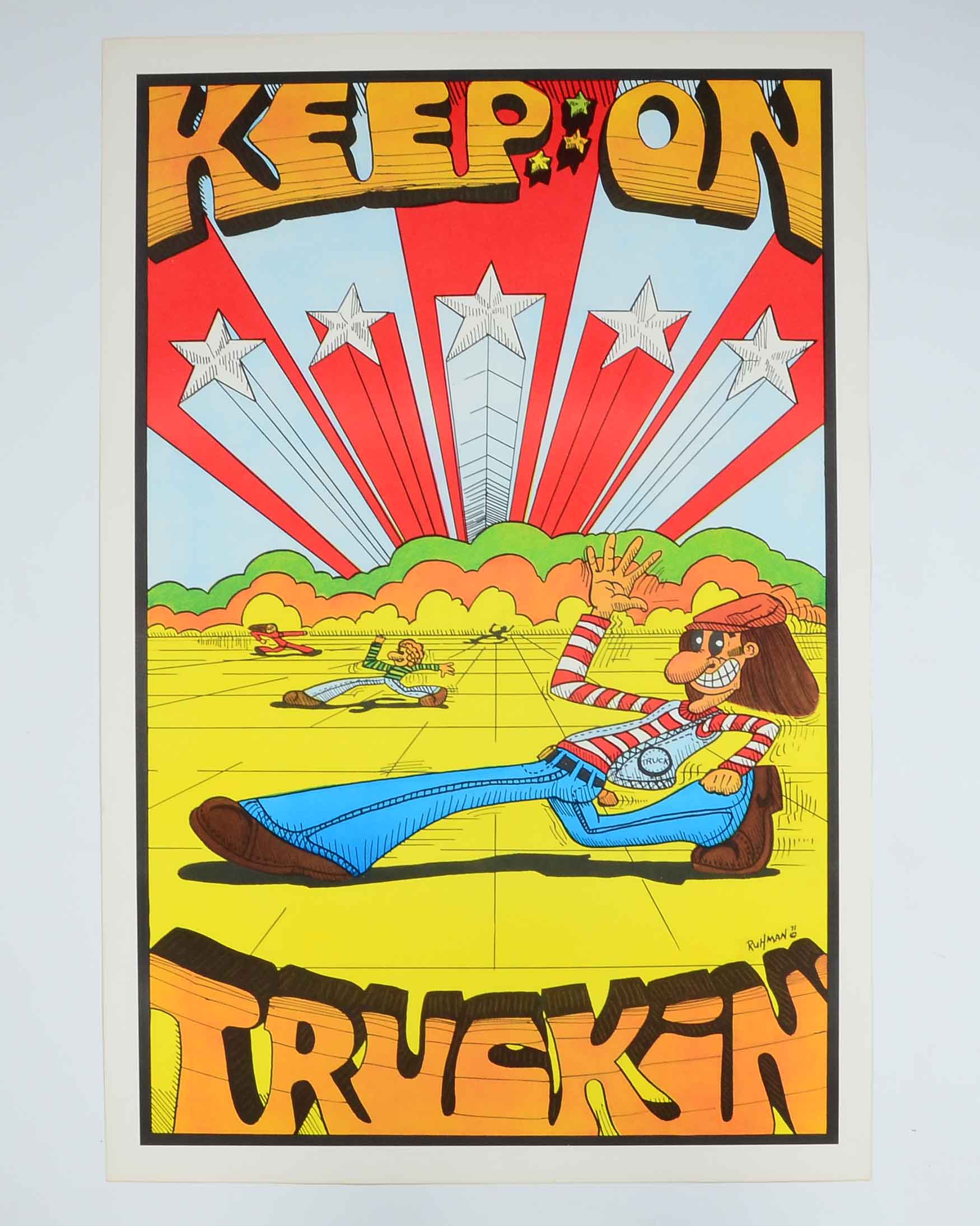 Collection of Vintage Rick Ruhman Lithographic Posters