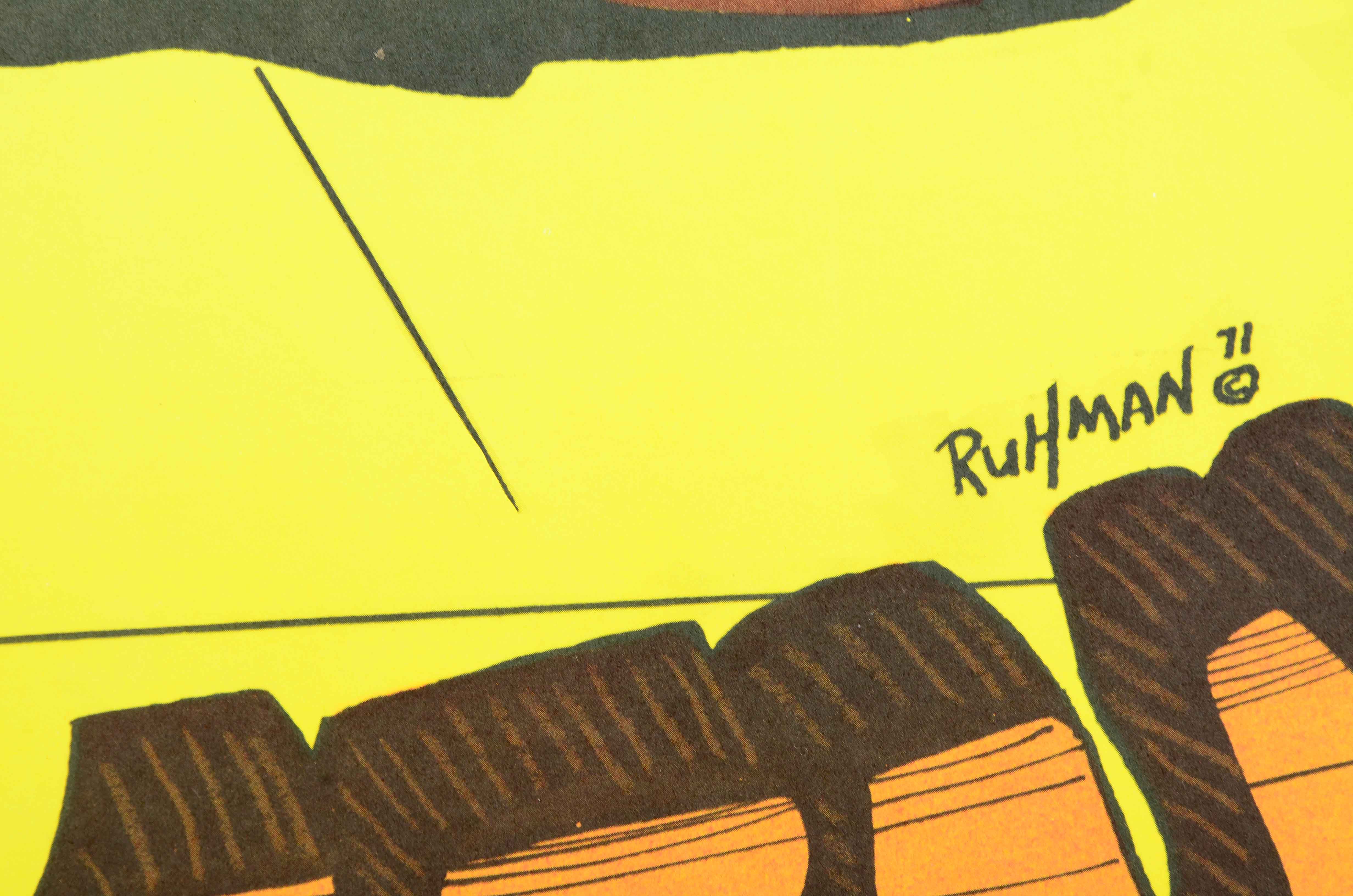 Collection of Vintage Rick Ruhman Lithographic Posters