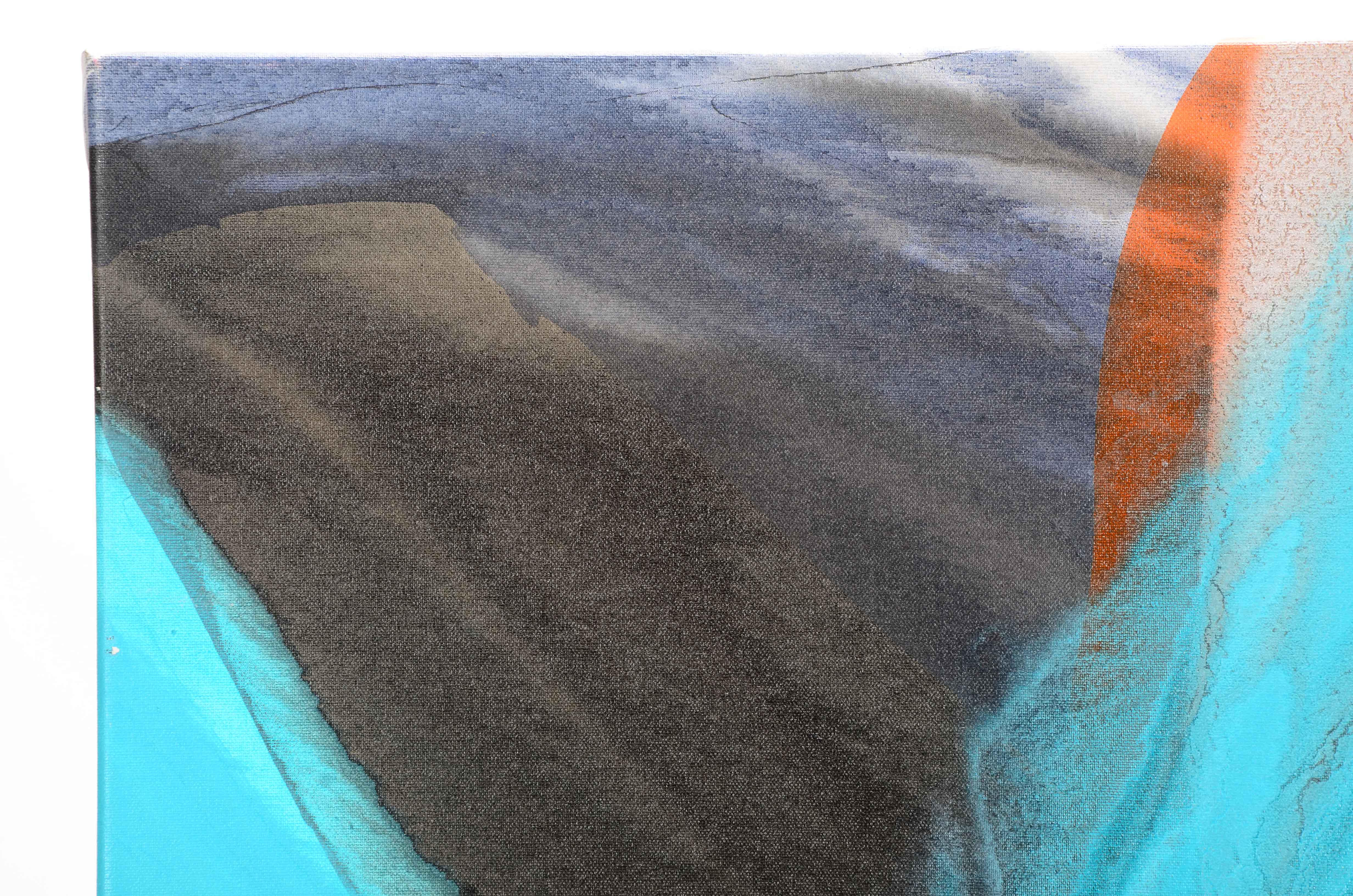 Carol MacConnell Fluid Acrylic Painting on Canvas