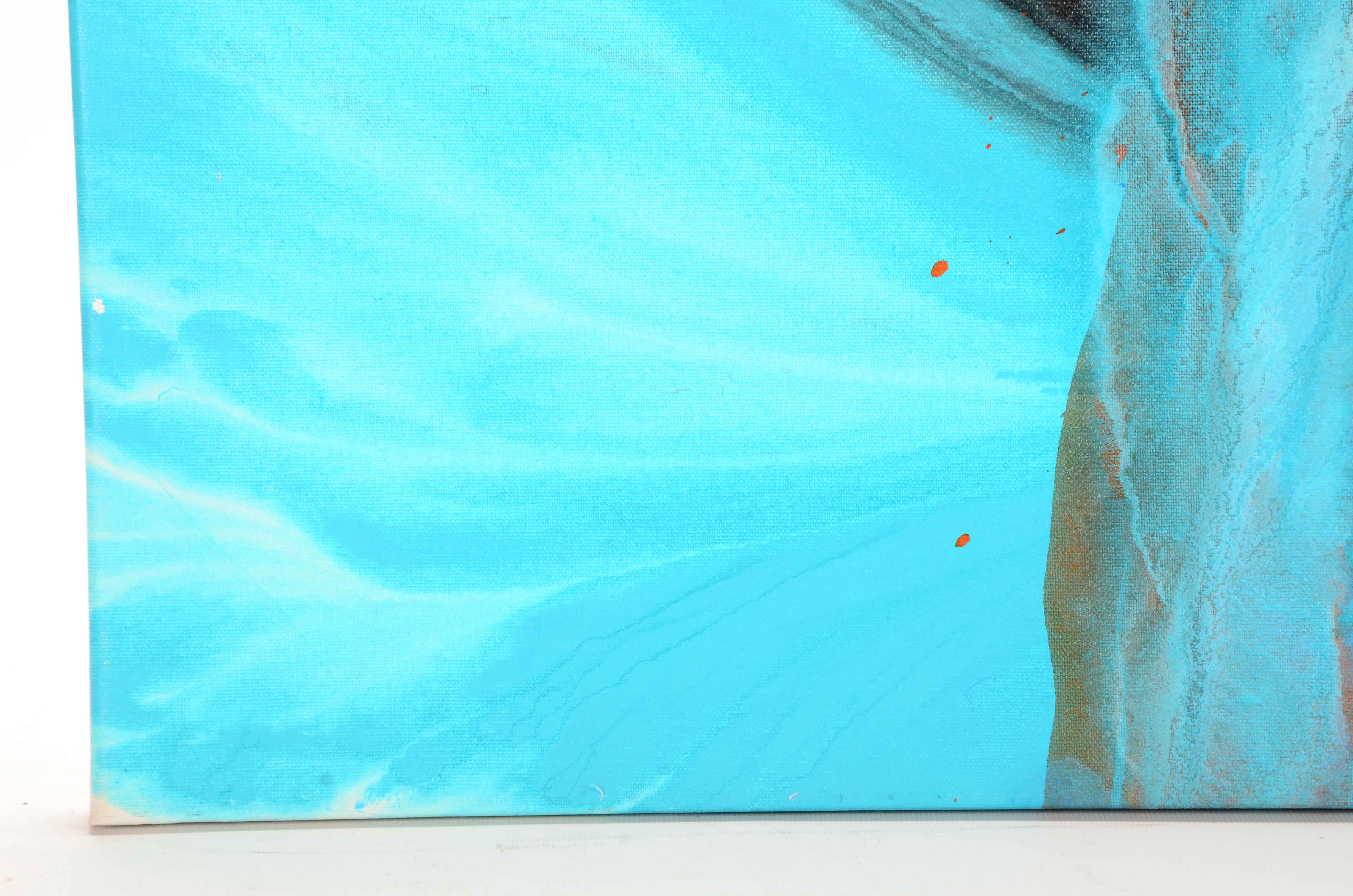 Carol MacConnell Fluid Acrylic Painting on Canvas