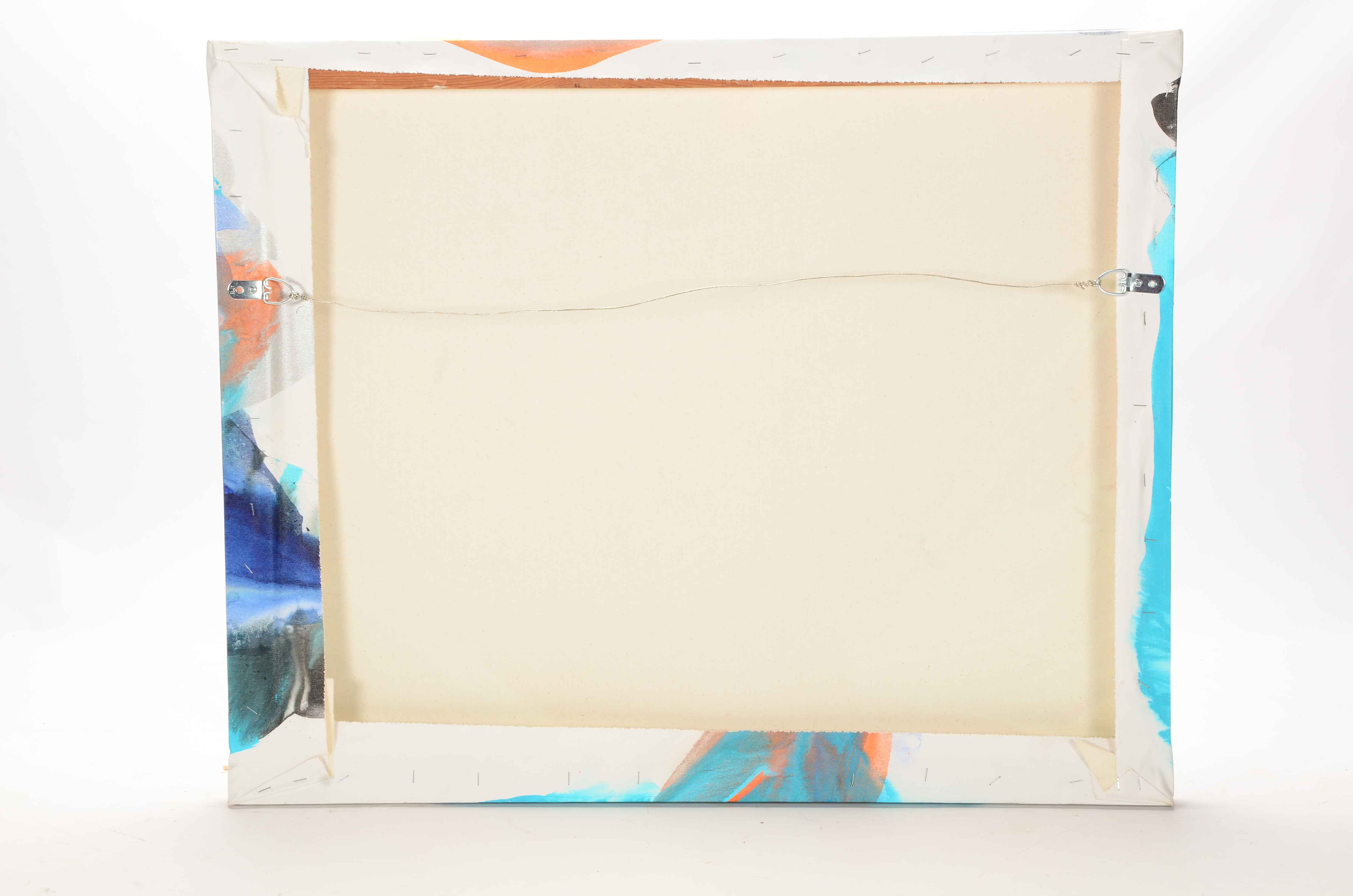 Carol MacConnell Fluid Acrylic Painting on Canvas