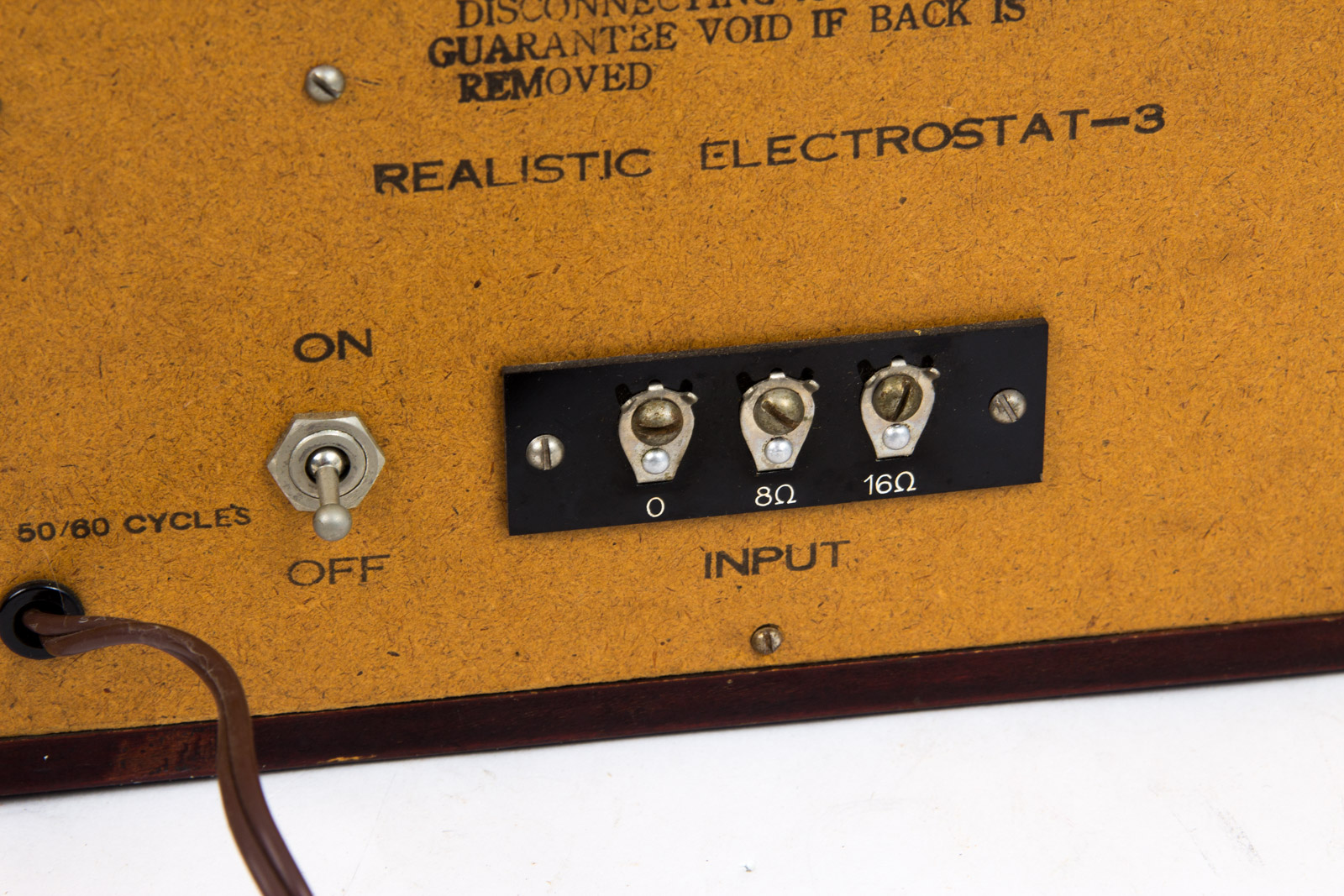 Pair of Vintage Electrostat-3 Realistic Speakers