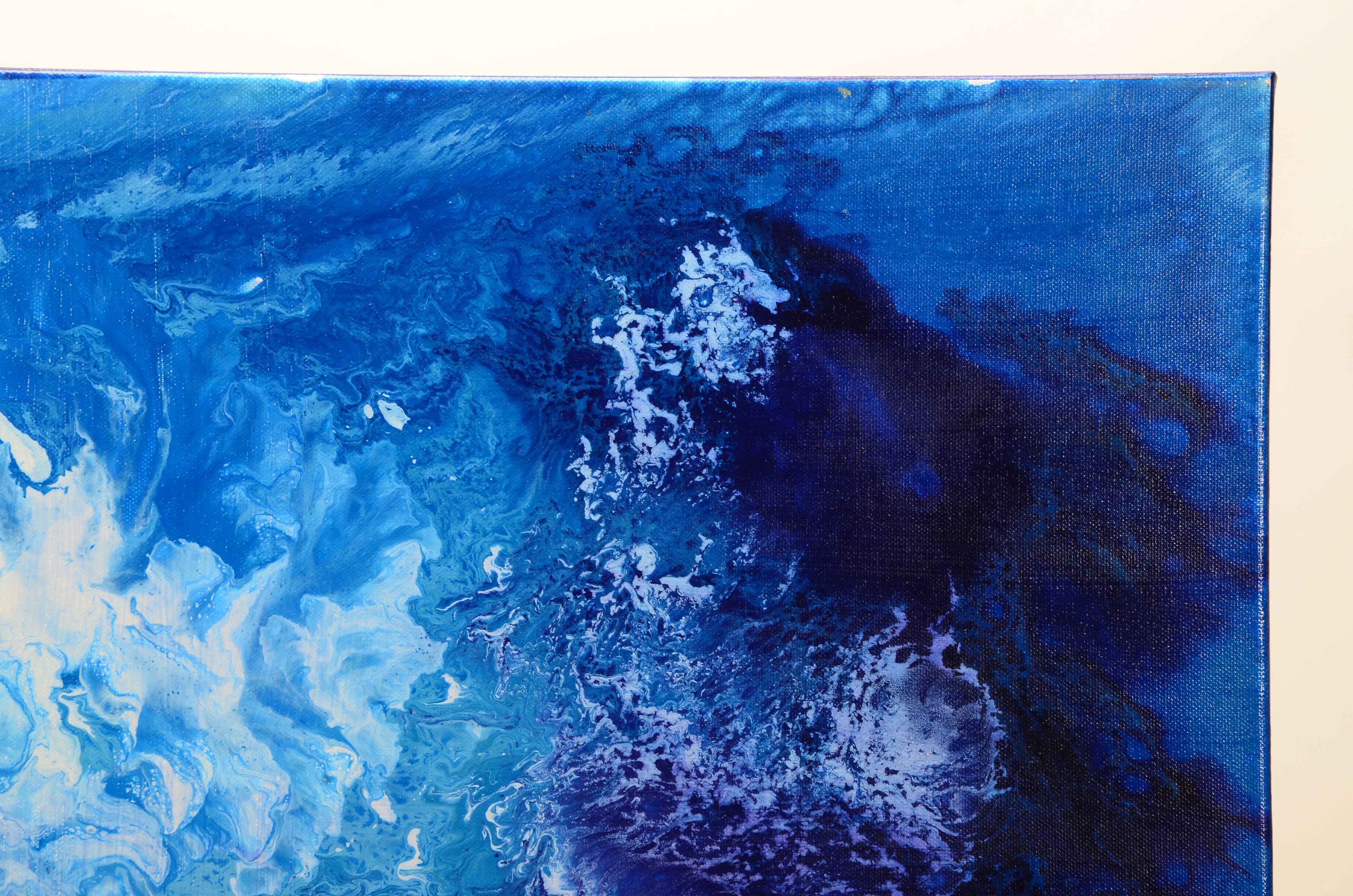 Signed Original Abstract Acrylic Painting