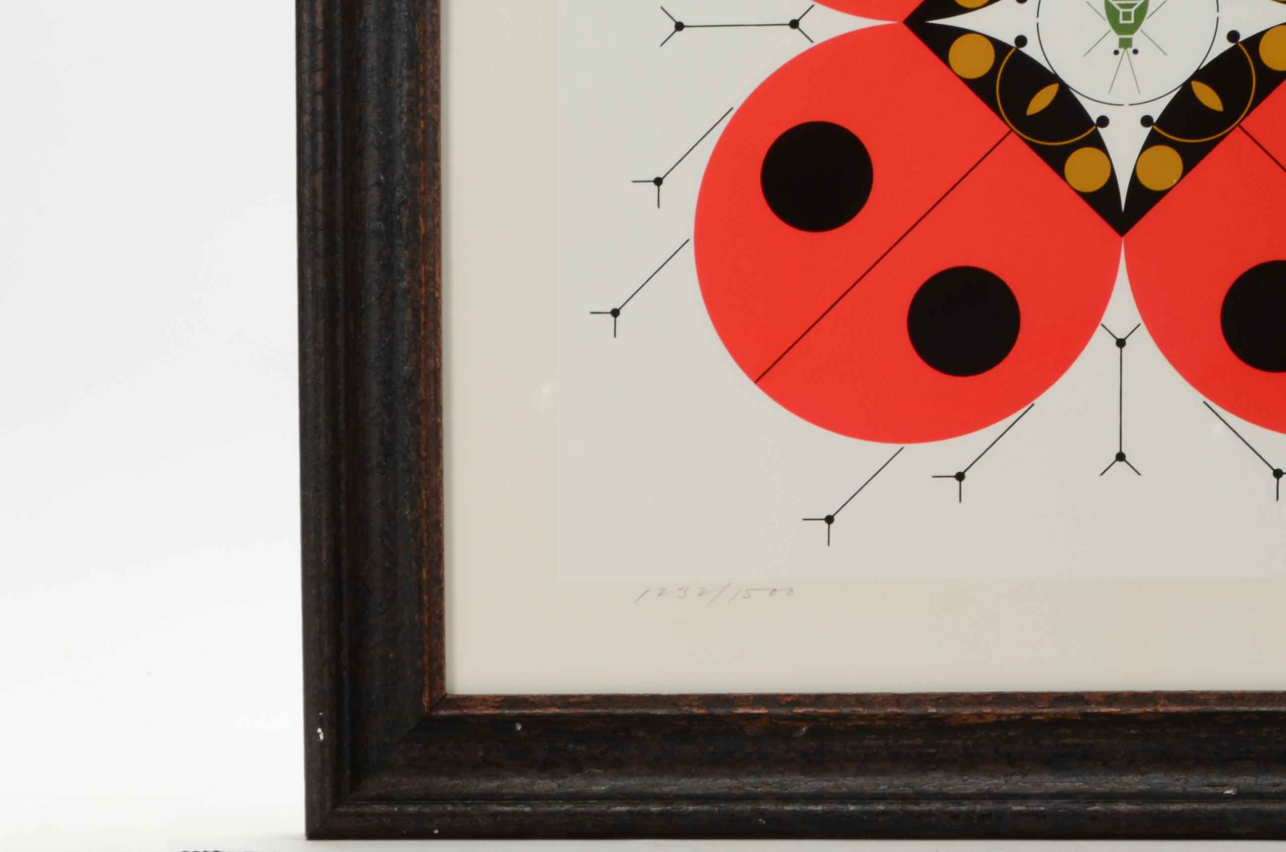 Charley Harper Signed Limited Edition Serigraph "Last Aphid"
