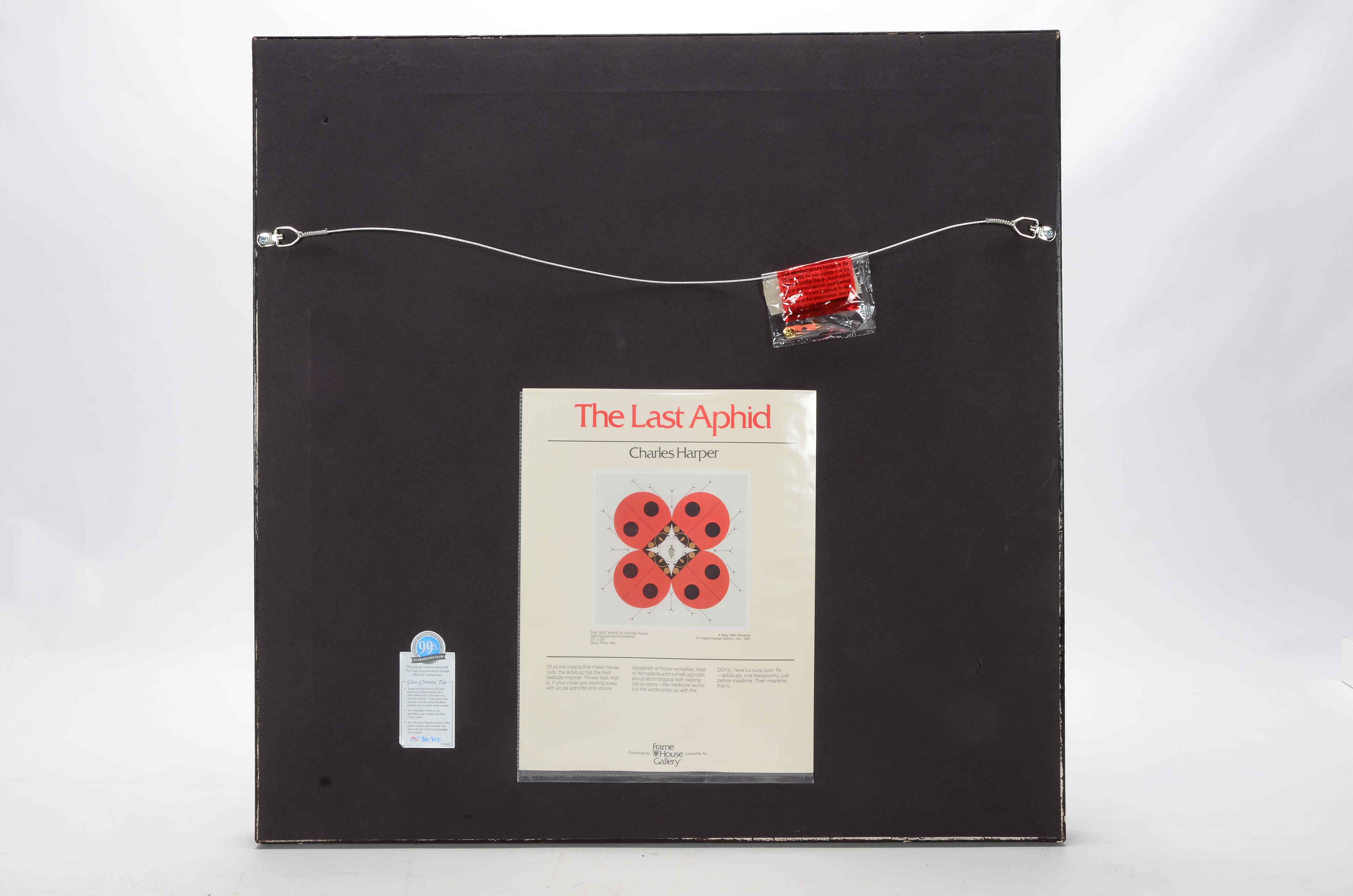 Charley Harper Signed Limited Edition Serigraph "Last Aphid"
