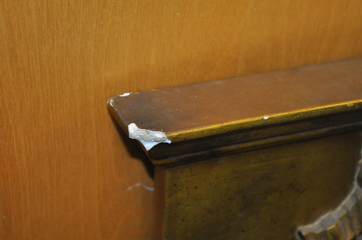 Reproduction French Louis XVI Style Hunting Horn Wall Mirror